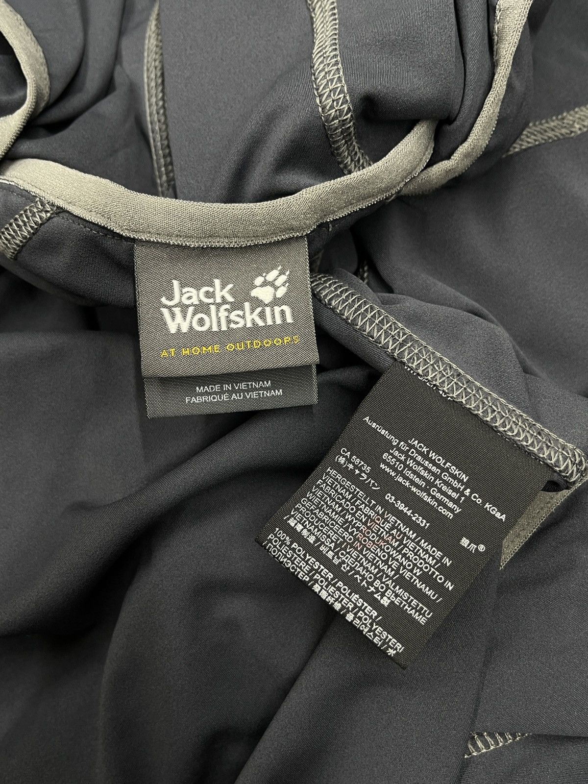 Jack Wolfskin Mens Jack Wolfskin Light Jacket Grey Outdoor Gorpcore Size US XL / EU 56 / 4 - 8 Thumbnail