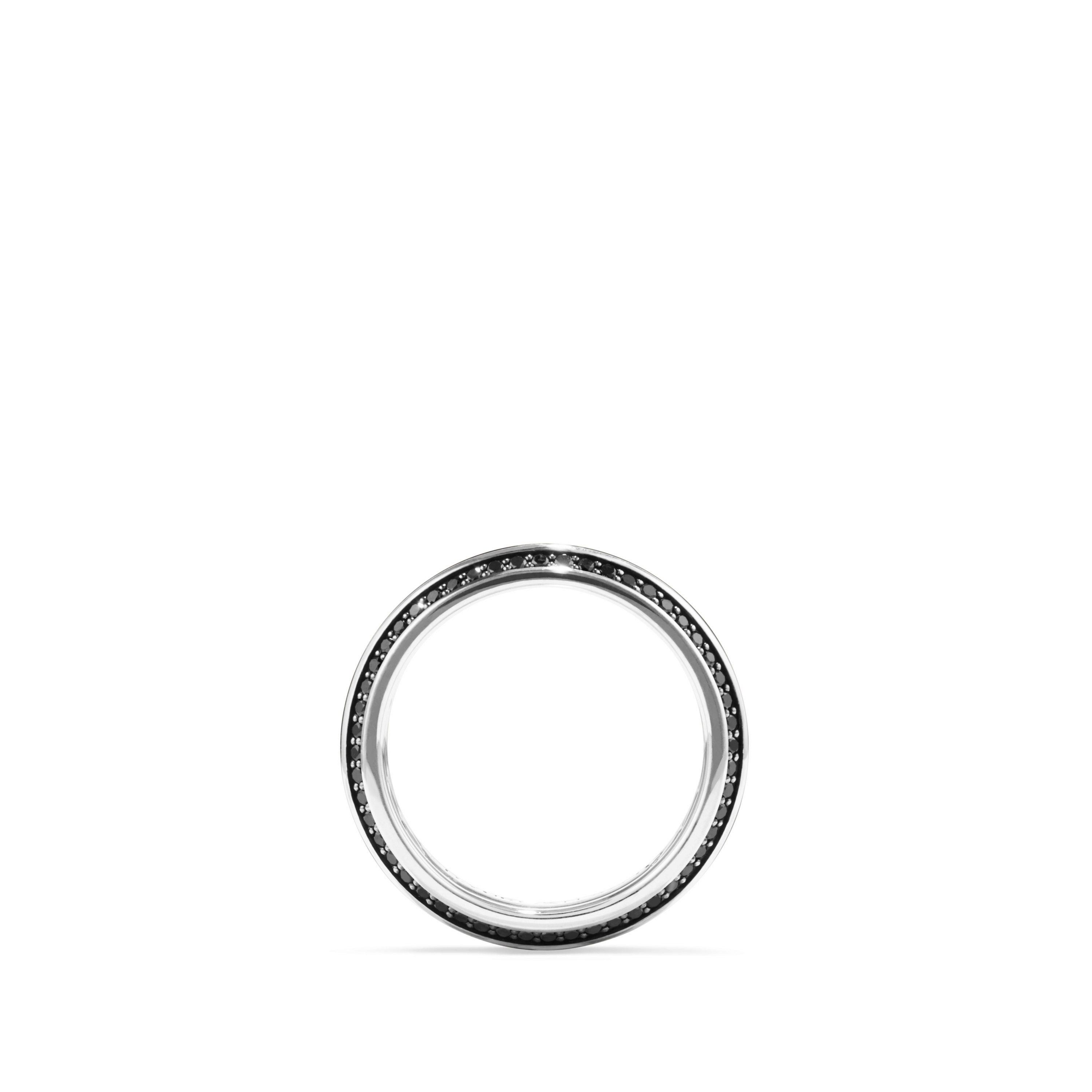 David Yurman o1w1db10325 Size:OS/ Beveled Band Ring in Black Size ONE SIZE - 2 Thumbnail
