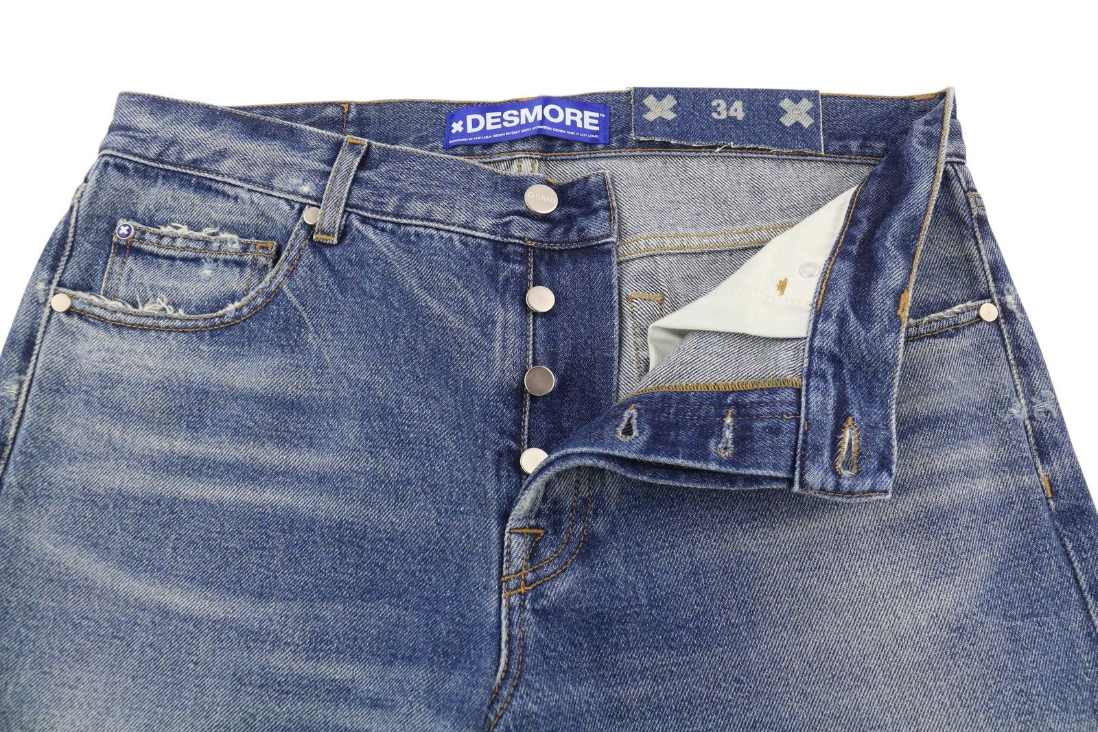 Other 5 TASCHE ALEX DARK BLUE W34 Slim Button Fly 87843 Size US 34 / EU 50 - 4 Thumbnail