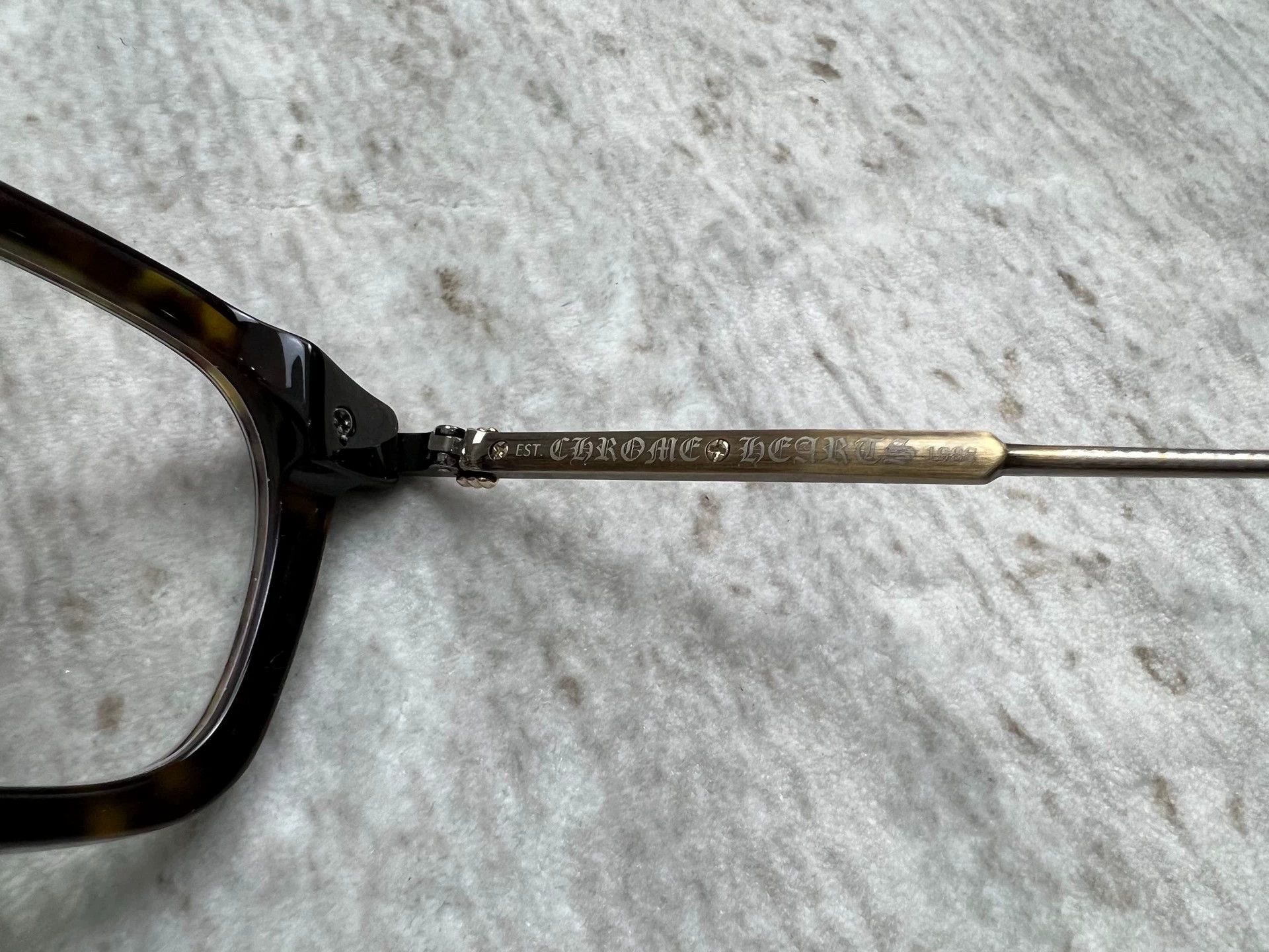 Chrome Hearts Chrome Hearts CUMPTION-A X Fishscale Arm Frame Full Size ONE SIZE - 4 Thumbnail