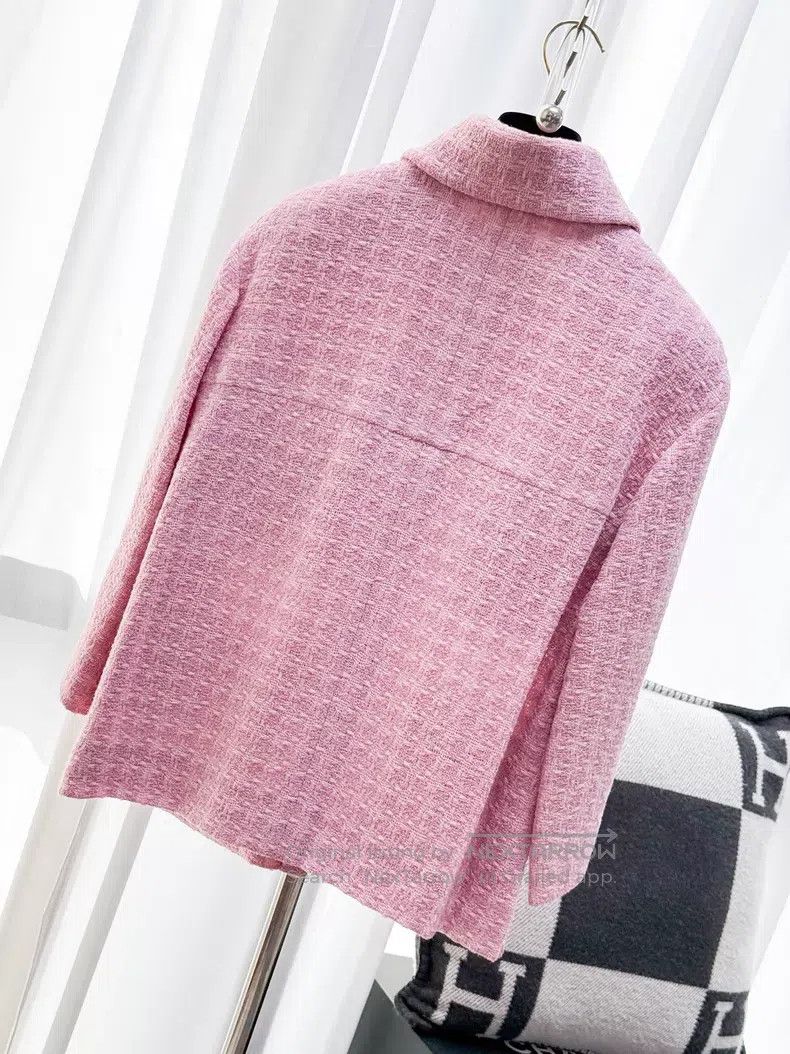 Chanel Chanel Gem buckle four-pocket tweed long-sleeved jacket Size XS / US 0-2 / IT 36-38 - 3 Thumbnail