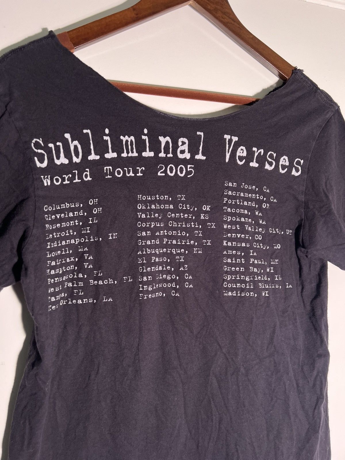 Band Tees Y2K 2000’s Vintage Slipknot Subliminal Verses Metal T Shirt Size US L / EU 52-54 / 3 - 7 Thumbnail