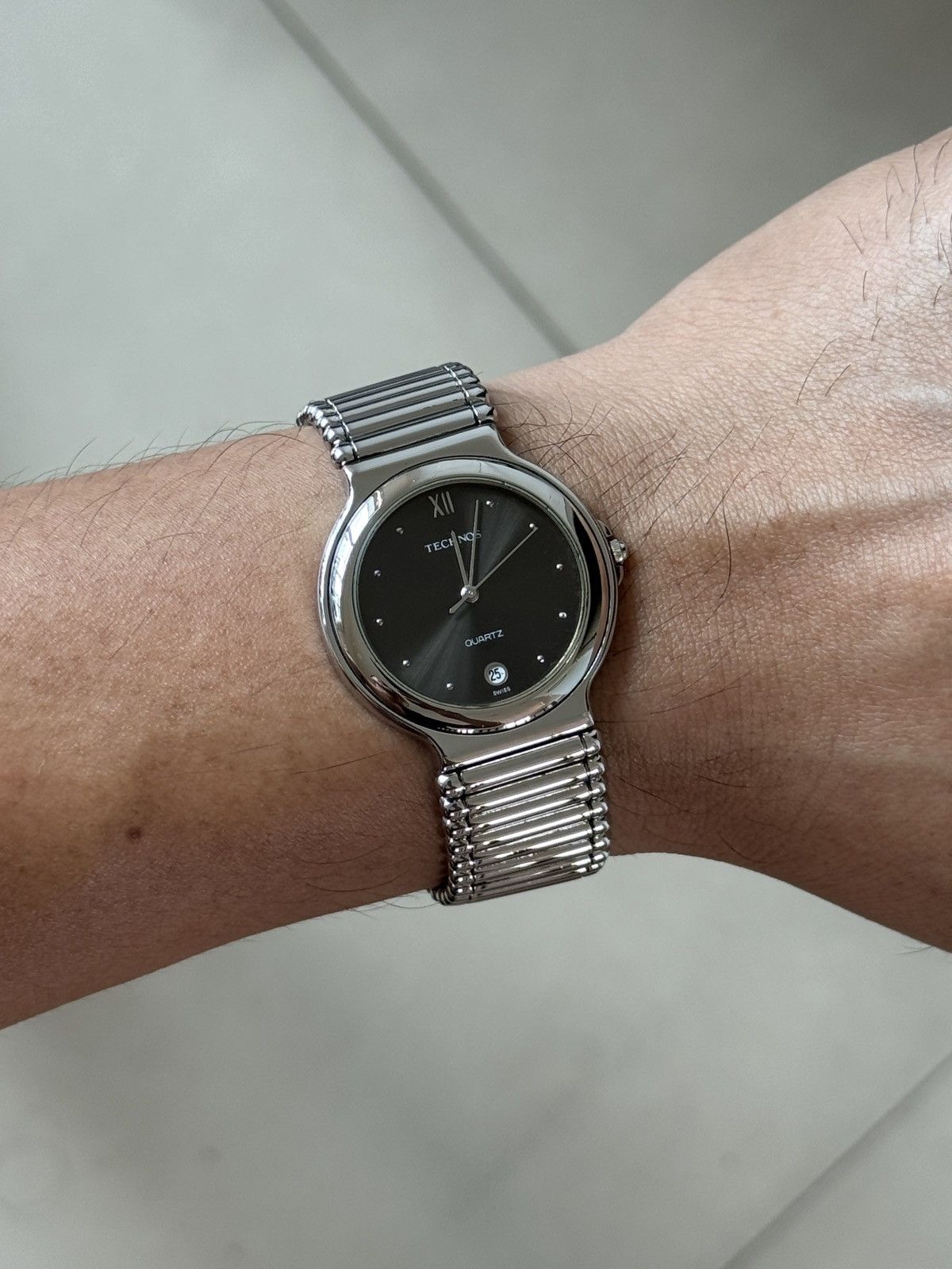Vintage VINTAGE TECHNOS BAMBOO BRACELET DRESSWATCH Size 38 - 3 Thumbnail