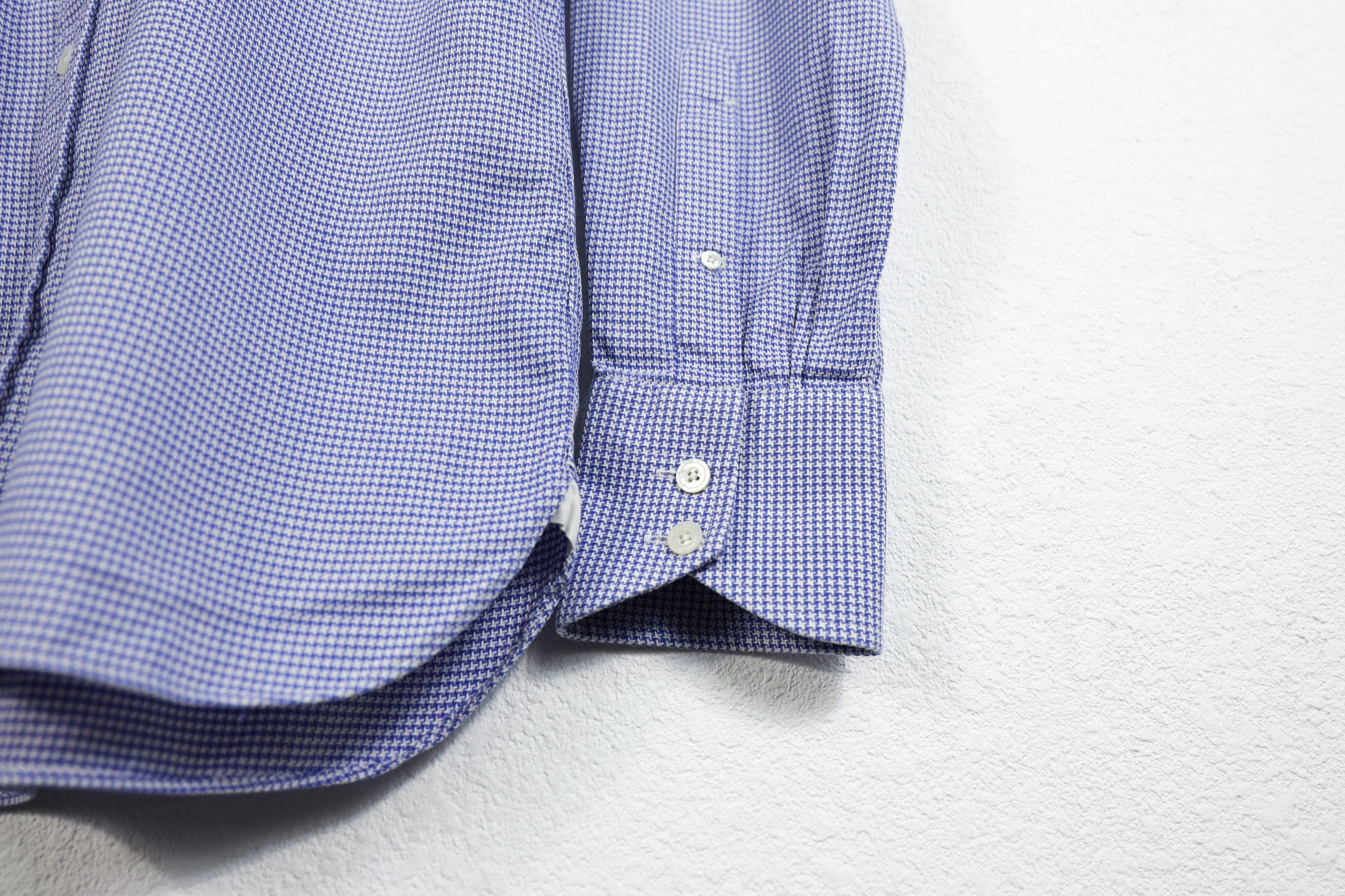 Tom Ford Tom Ford Blue White Knit Cotton Dress Formal Shirt 39 Size US M / EU 48-50 / 2 - 4 Thumbnail