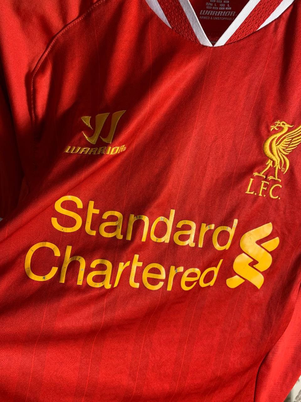 Vintage × Warrior VERY RARE WARRIOR FC LIVERPOOL ENGLAND SOCCER JERSEY RETRO Size US M / EU 48-50 / 2 - 7 Thumbnail
