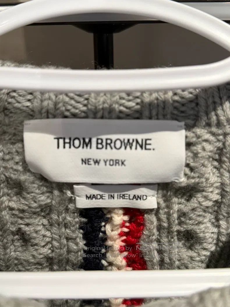 Thom Browne Thom Browne Gray sweater Size XS / US 0-2 / IT 36-38 - 2 Thumbnail