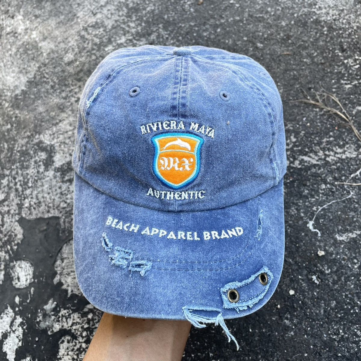 If Six Was Nine Sick Riviera maya distresses hat Size ONE SIZE - 1 Thumbnail
