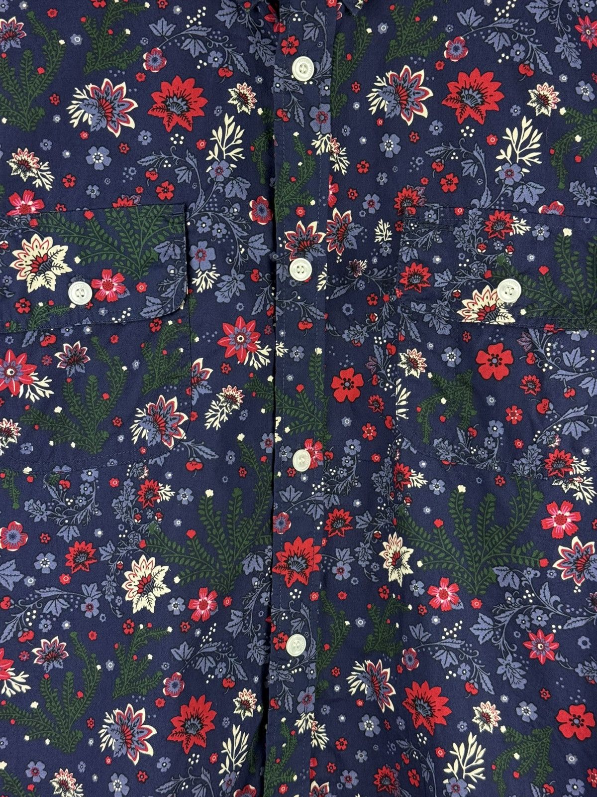 Pretty Green Pretty Green Floral Pattern Long Sleeve Button Up Shirt Size US S / EU 44-46 / 1 - 9 Thumbnail