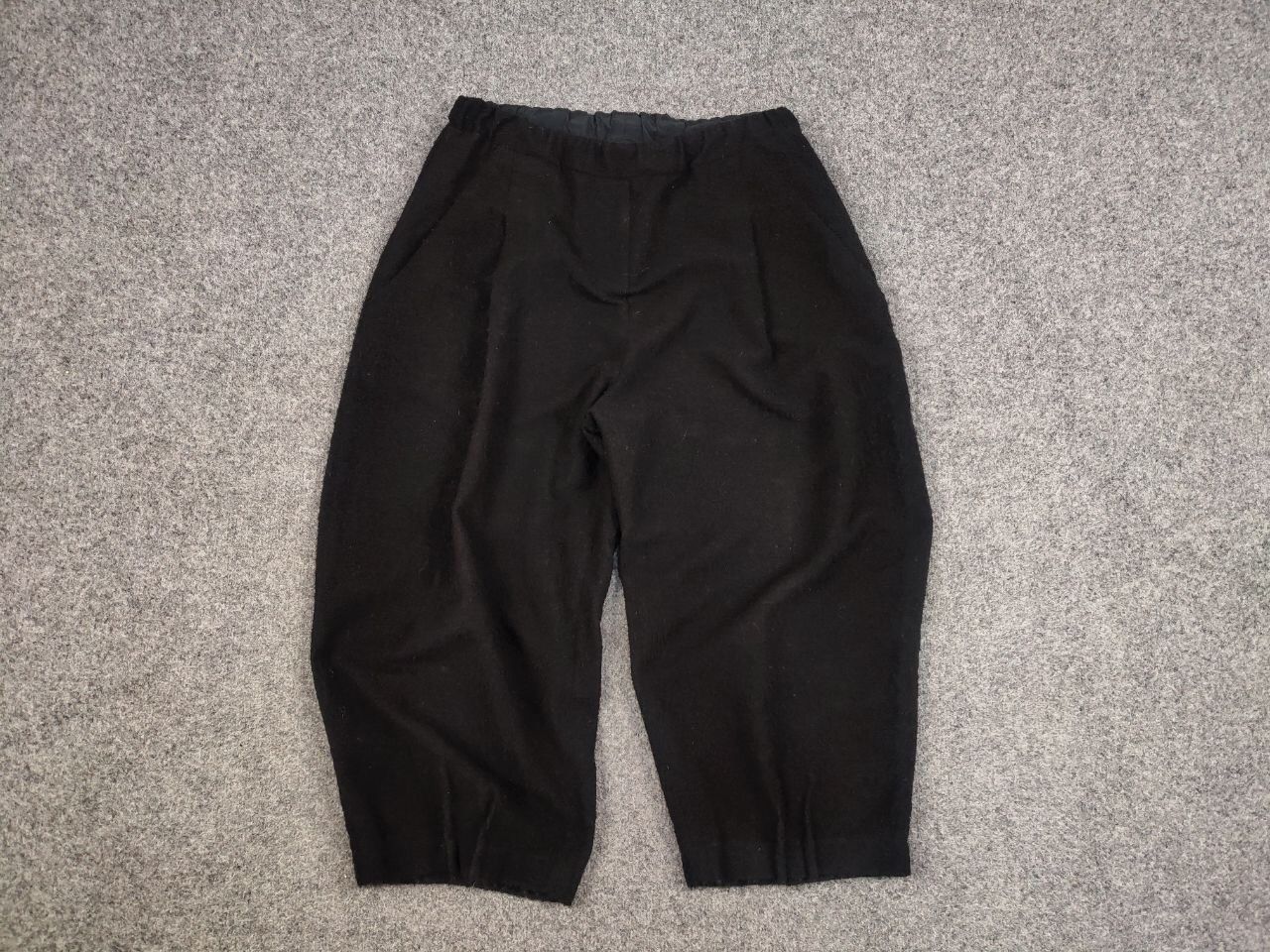 Japanese Brand Nuovo Borgo Design Tailored Baggy Black Short Pants Size 28" / US 6 / IT 42 - 11 Thumbnail