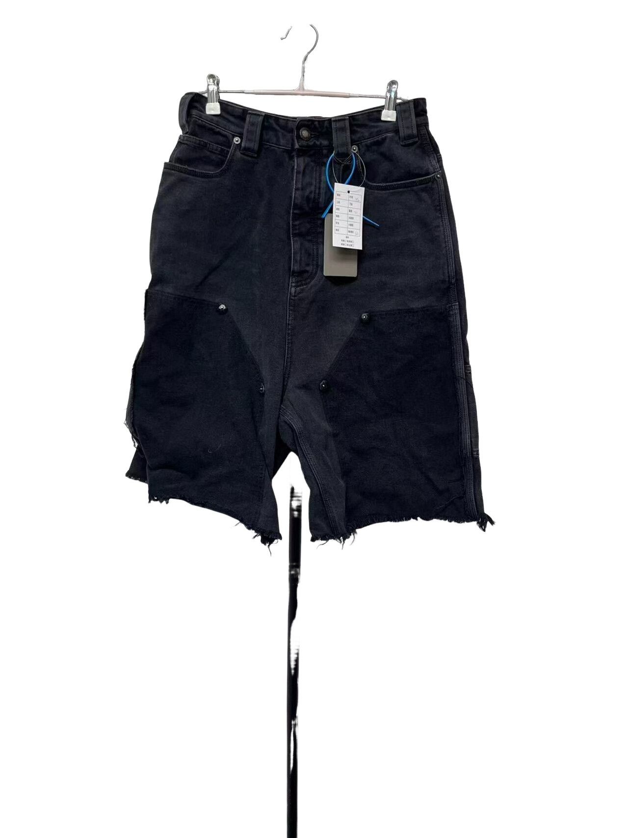 Balenciaga Balenciaga Black Denim Shorts Size XS Size US 28 / EU 44 - 1 Thumbnail