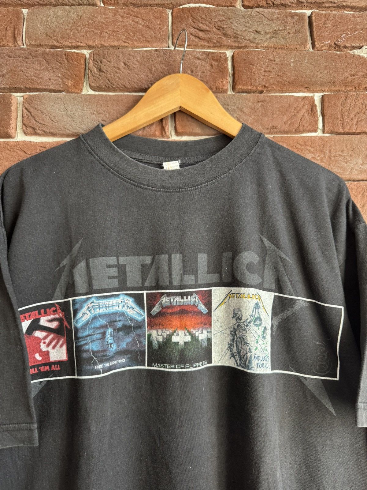 Band Tees Metallica Albums Parking Lot Metal Band 90s Vintage T-Shirt Size US L / EU 52-54 / 3 - 3 Thumbnail