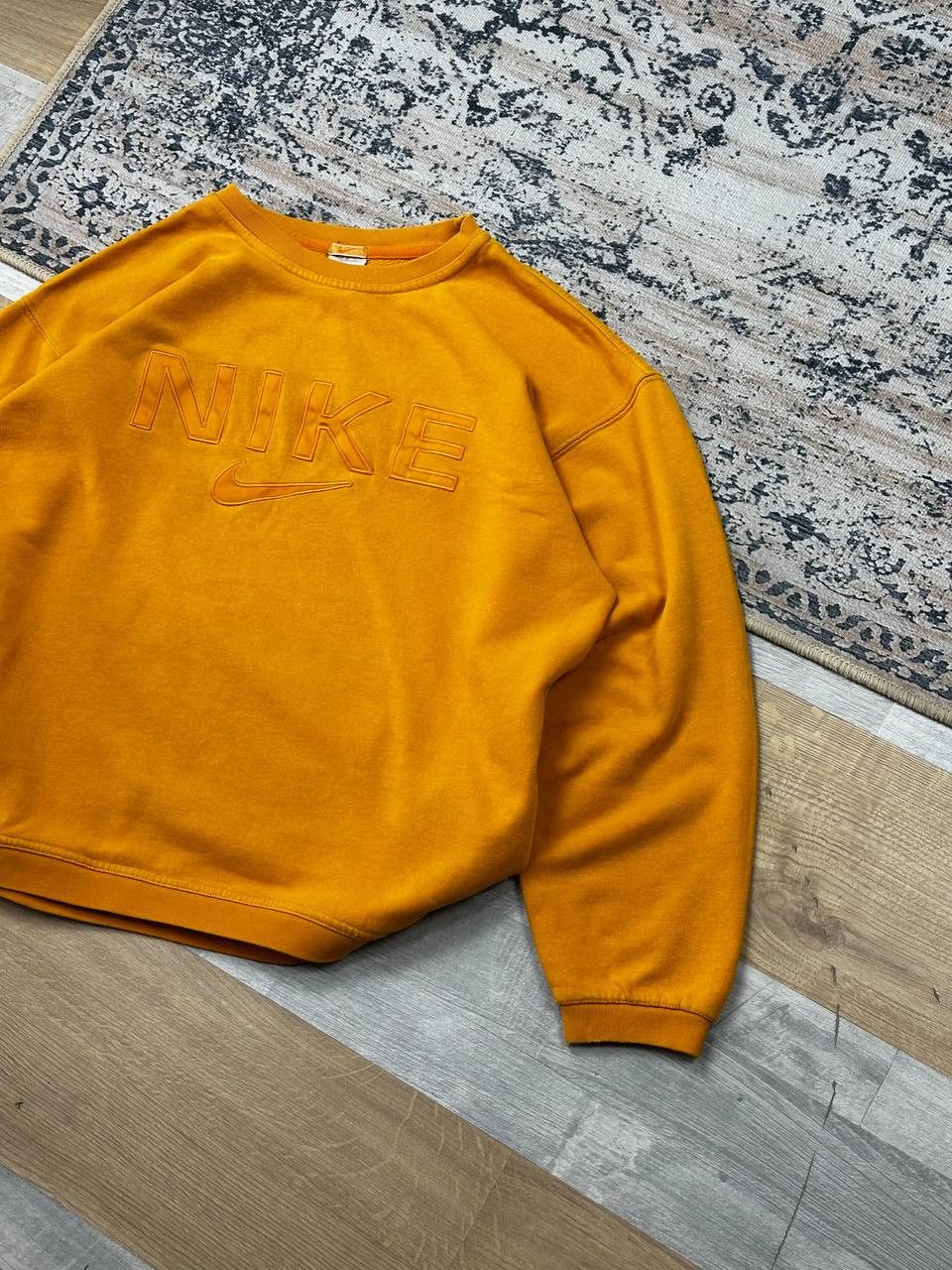 Nike Vintage 90s Nike Big Logo Boxy Fit Sweatshirt Made in USA Size US L / EU 52-54 / 3 - 2 Thumbnail