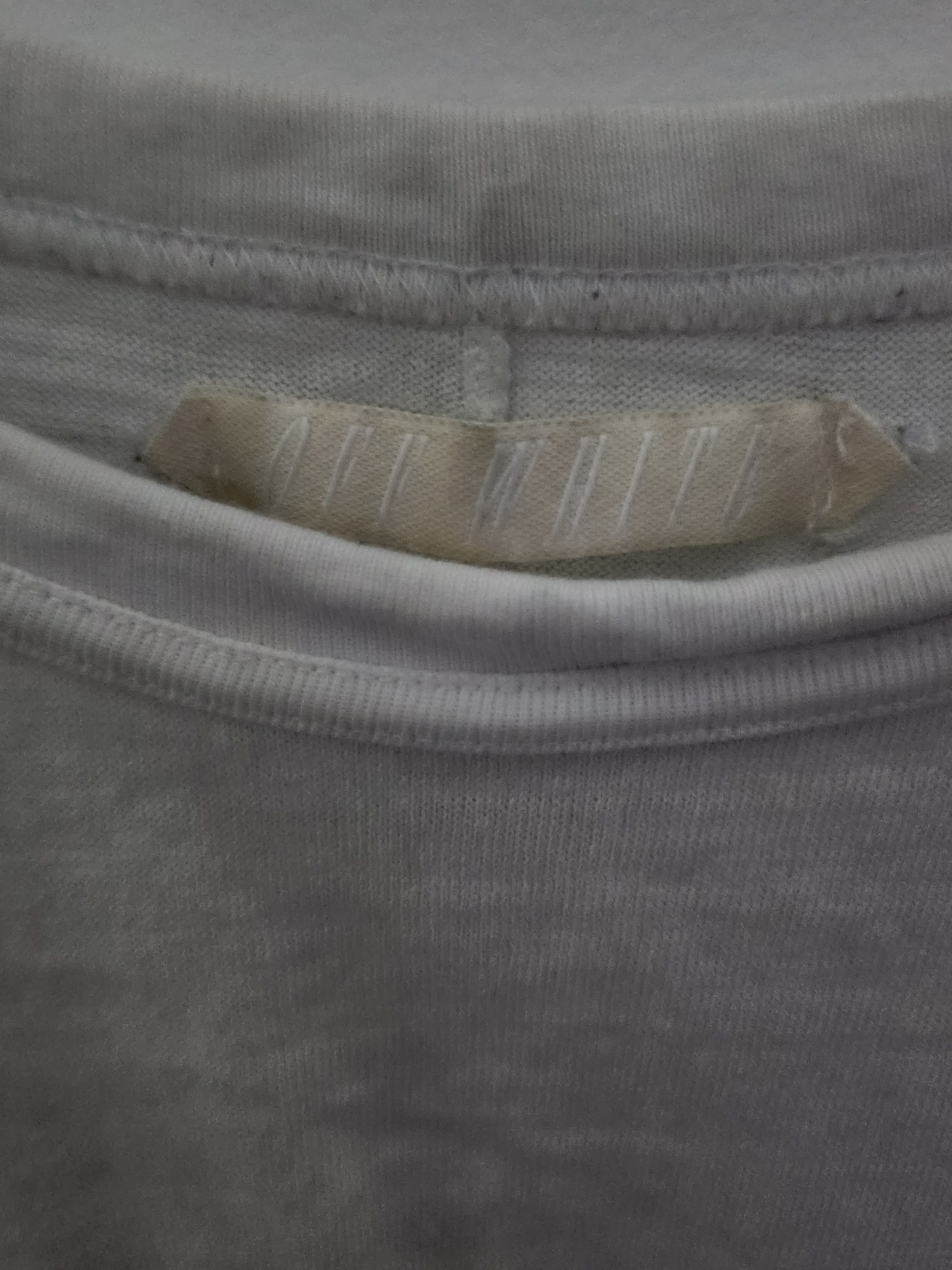 Off-White Off-White Blue Collar Diagonal Stripe White T-Shirt Size L Size US L / EU 52-54 / 3 - 3 Thumbnail