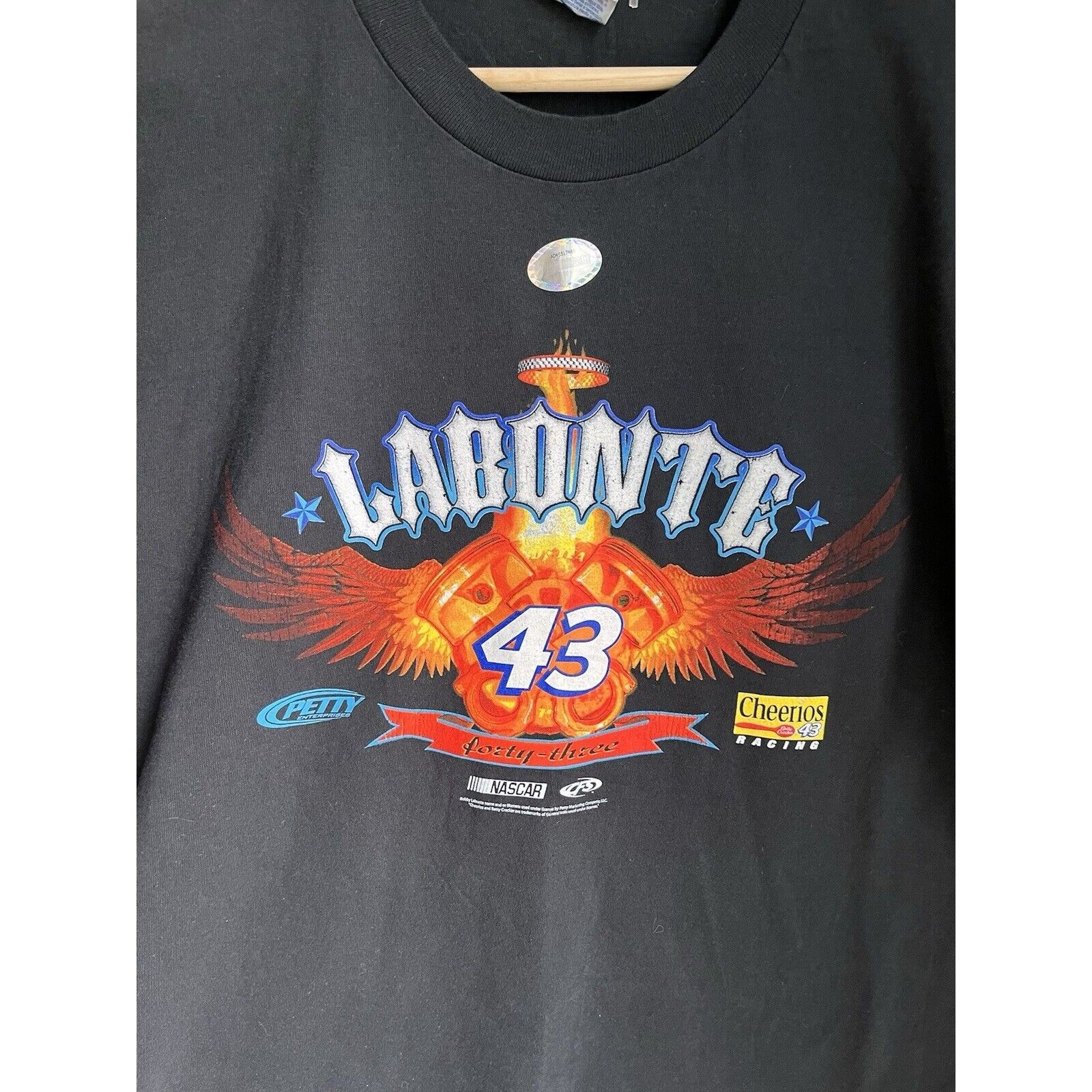 NASCAR VINTAGE SINGLE STITCH NASCAR LABONTE T SHIRT SIZE LARGE 90S Size US L / EU 52-54 / 3 - 2 Thumbnail