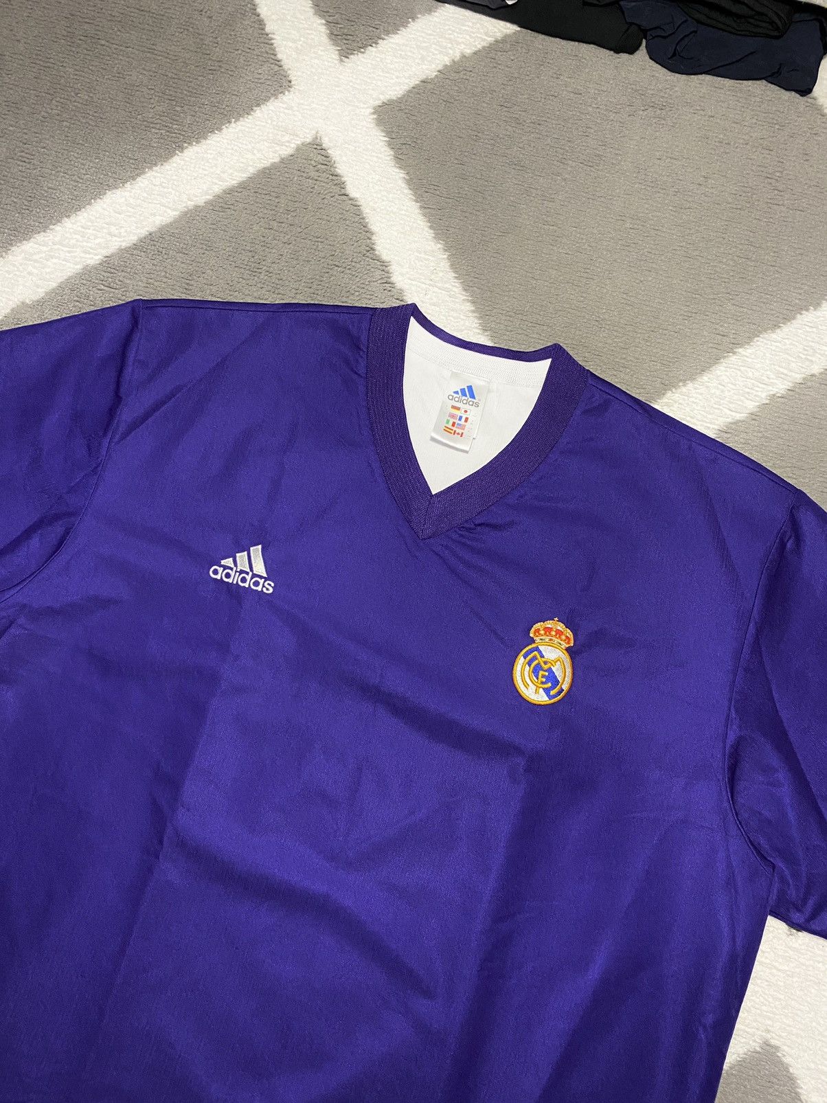 Adidas × Vintage Vintage 2001-02 Adidas Real Madrid Third Shirt Reversible Size US XL / EU 56 / 4 - 5 Thumbnail