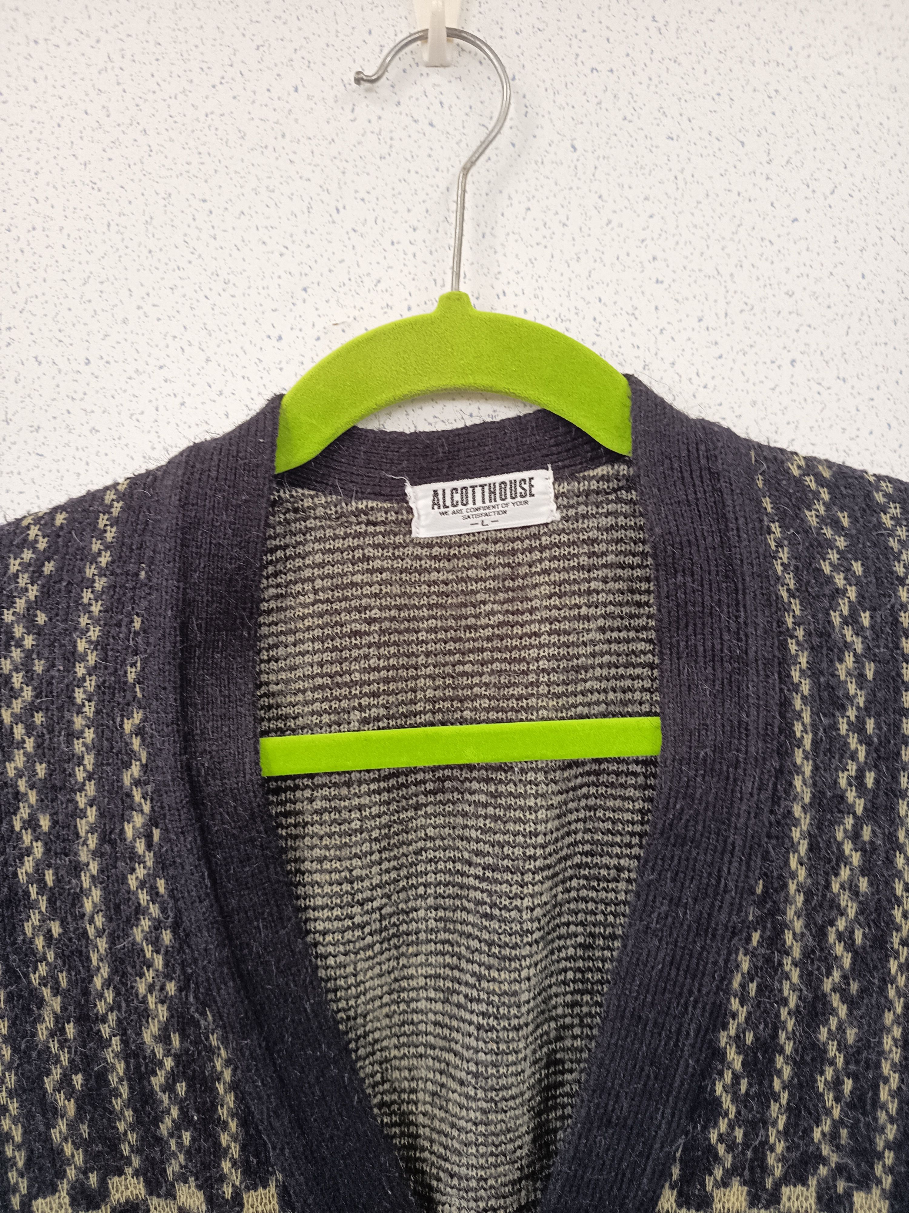 Vintage AlcottHouse Vintage Knit Cardigan – Patterned Retro Style Size US L / EU 52-54 / 3 - 11 Thumbnail