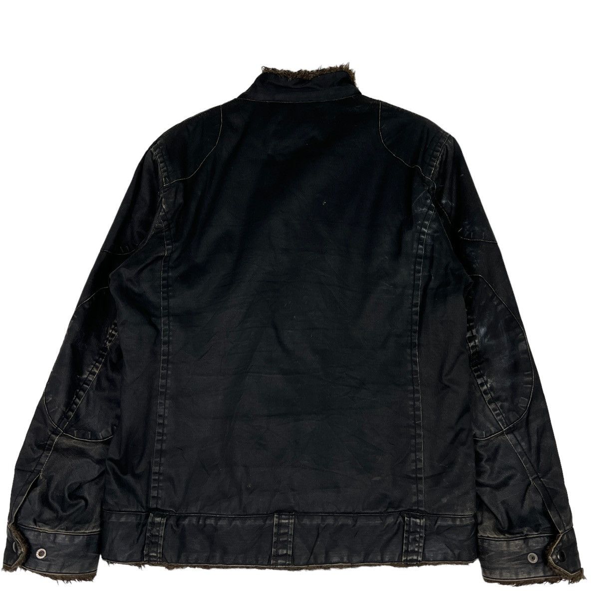Chevignon 🔥 ARCHIVES CHEVIGNON FUR LINING RIDER MOTO JACKET Size US L / EU 52-54 / 3 - 8 Thumbnail