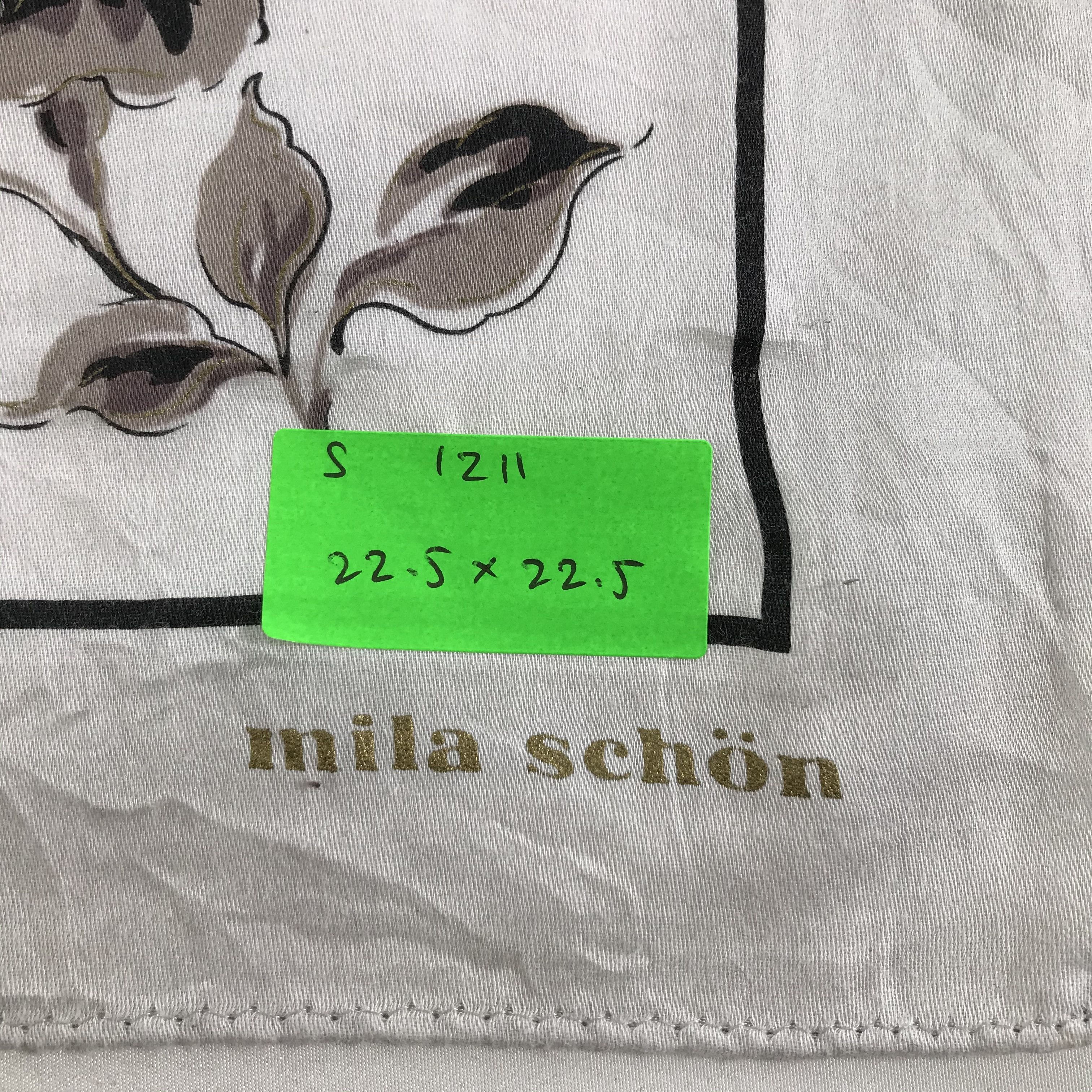 Mila Schon × Vintage Mila Schon Bandana / Handkerchief / Neckerchief - S1211 Size ONE SIZE - 5 Thumbnail