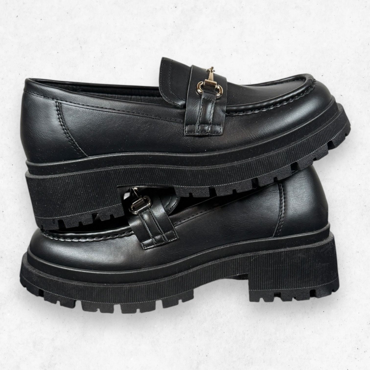 Other La Sheelah Chunky Platform Loafers Black Women's 7.5 Size US 7.5 / IT 37.5 - 5 Thumbnail