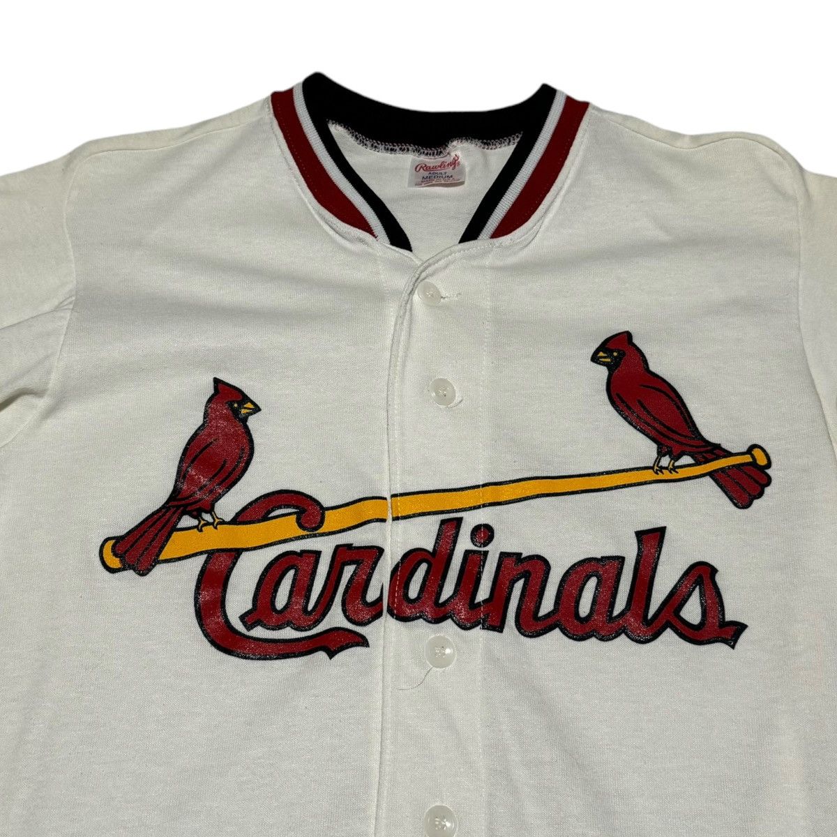 MLB × Vintage NWT Vintage 80s Rawlings St. Louis Cardinals Jersey Adult M Size US M / EU 48-50 / 2 - 2 Thumbnail