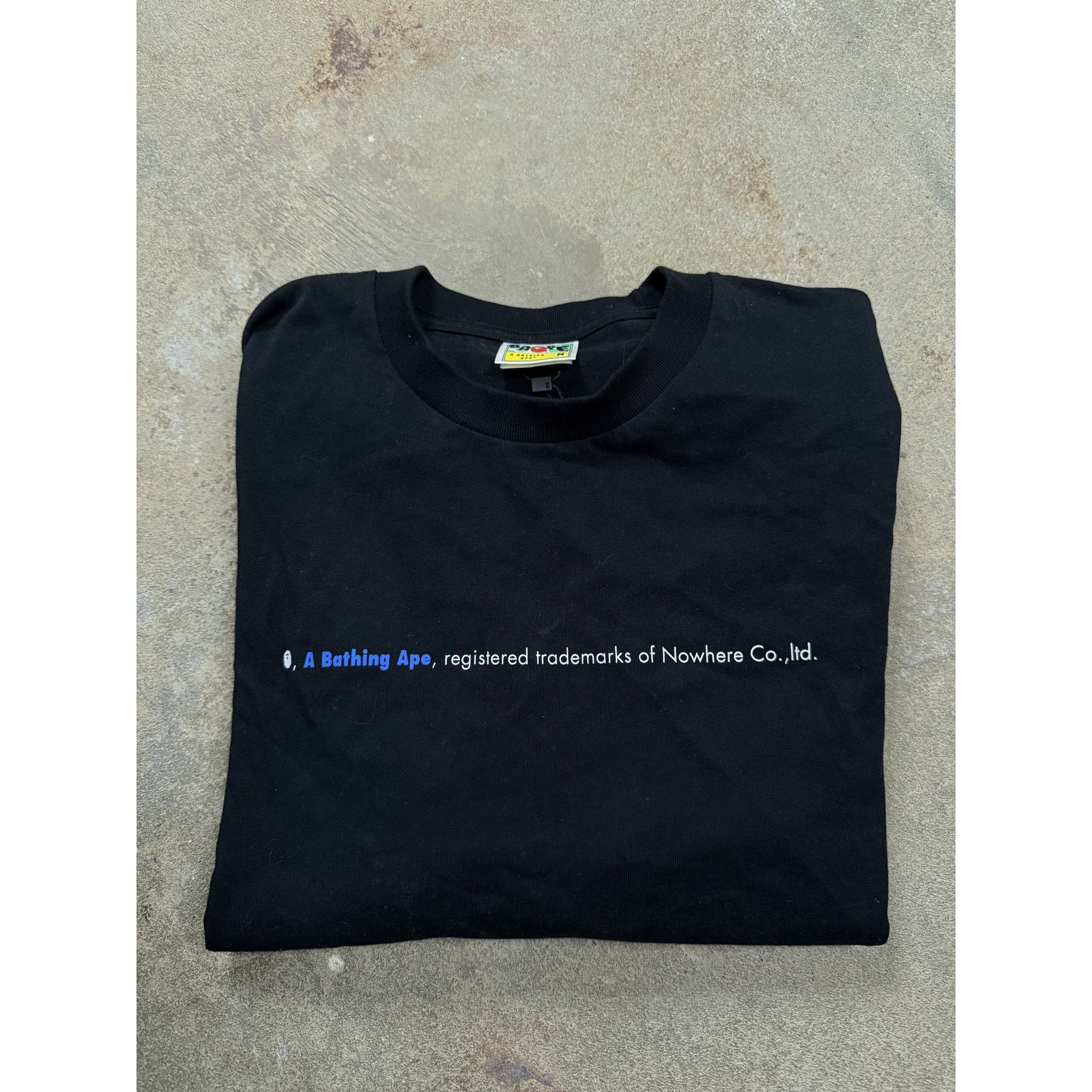 Bape Bape Trademark Tee Black Used Medium Size US M / EU 48-50 / 2 - 2 Thumbnail