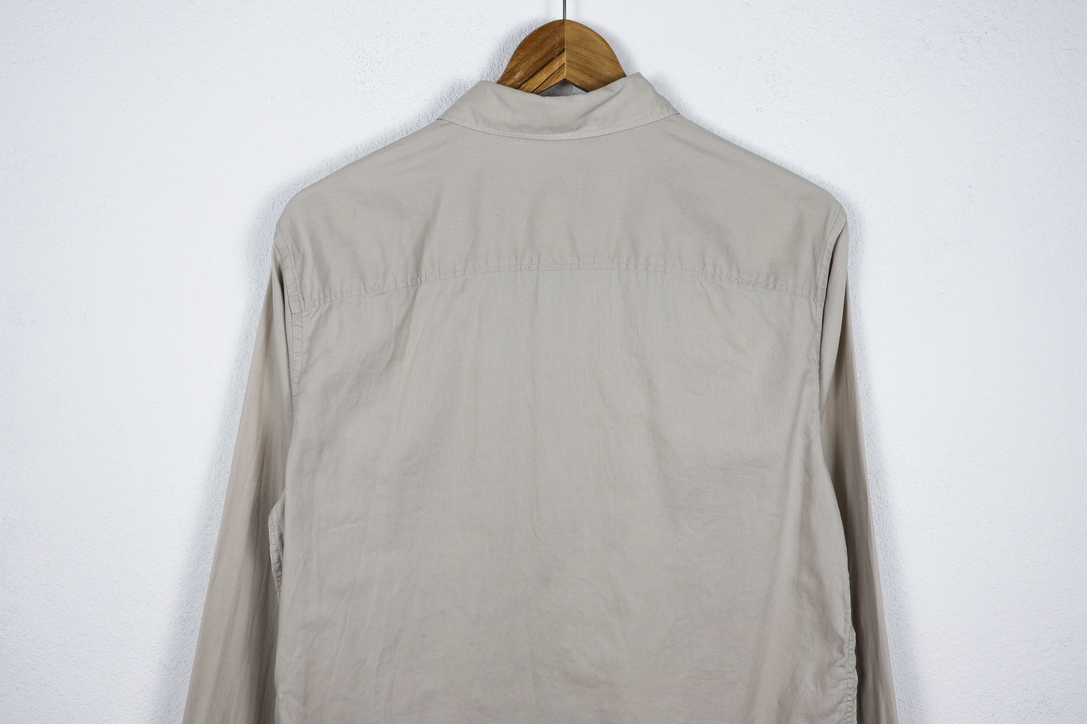 Allsaints Allsaints Bixby Logo Beige Shirt Small Size US S / EU 44-46 / 1 - 8 Thumbnail