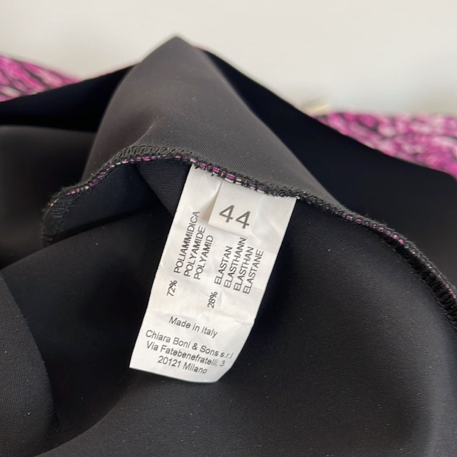 Chiara Boni Chiara Boni One Shoulder Purple Zebra Bodycon Dress 8 Size M / US 6-8 / IT 42-44 - 10 Thumbnail