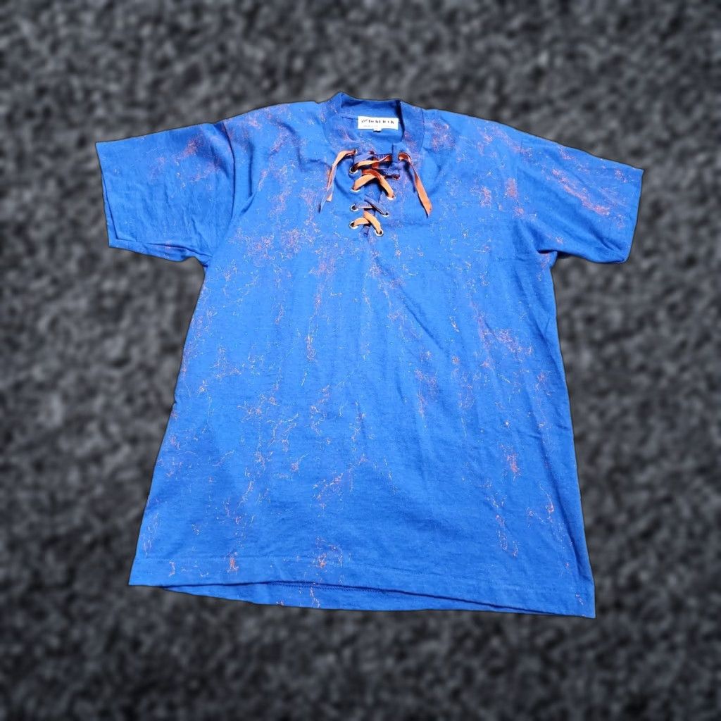 Vintage VINTAGE The Bold Look Women's T-Shirt Size L Blue 1980s Arts & Crafts 90s Retro Shirt Size L / US 10 / IT 46 - 1 Thumbnail