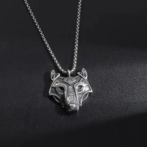 Jewelry × Vintage Wolf Head Totem Necklace Size ONE SIZE - 2 Thumbnail