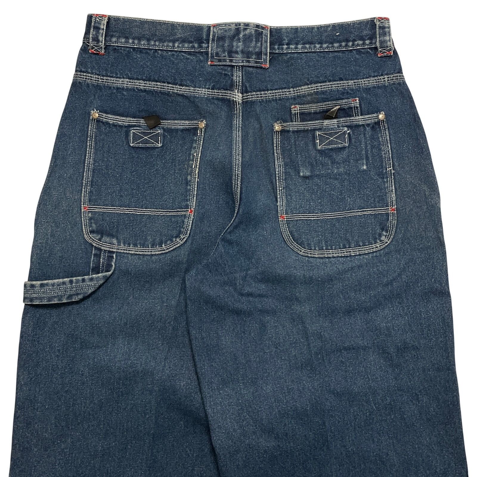 Vintage Deadstock VTG Y2K 90's Plugg Jeans Carpenter Wide Leg 36x29 Size US 36 / EU 52 - 2 Thumbnail
