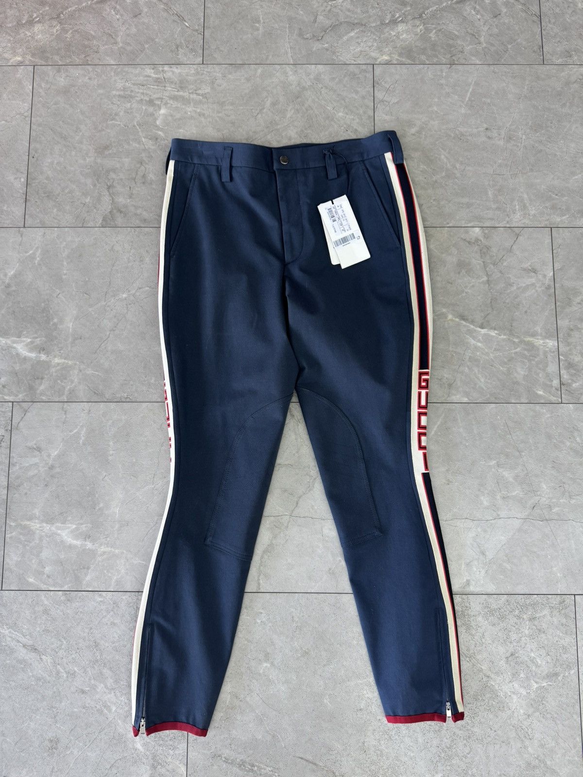 Gucci Gucci Side Striped Stretch Trouser Joggers Size US 32 / EU 48 - 1 Thumbnail