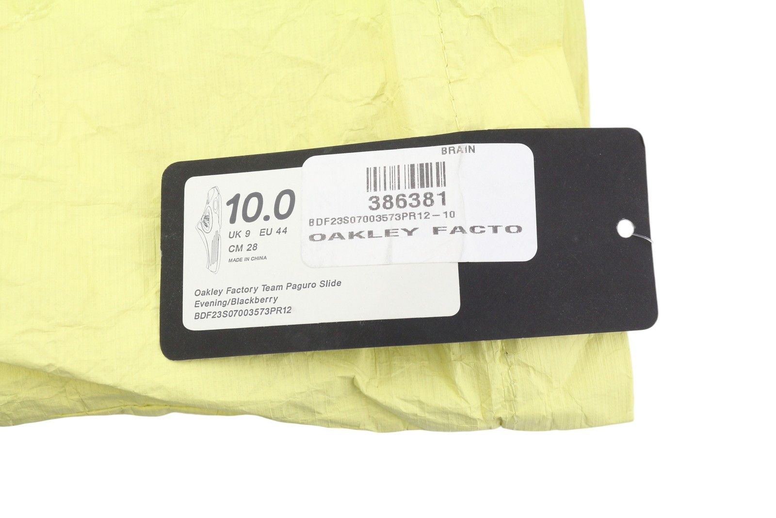 Oakley FACTORY TEAM PAGURO SLIDE EU44 Limited Edition 87982 Size US 11 / EU 44 - 12 Thumbnail