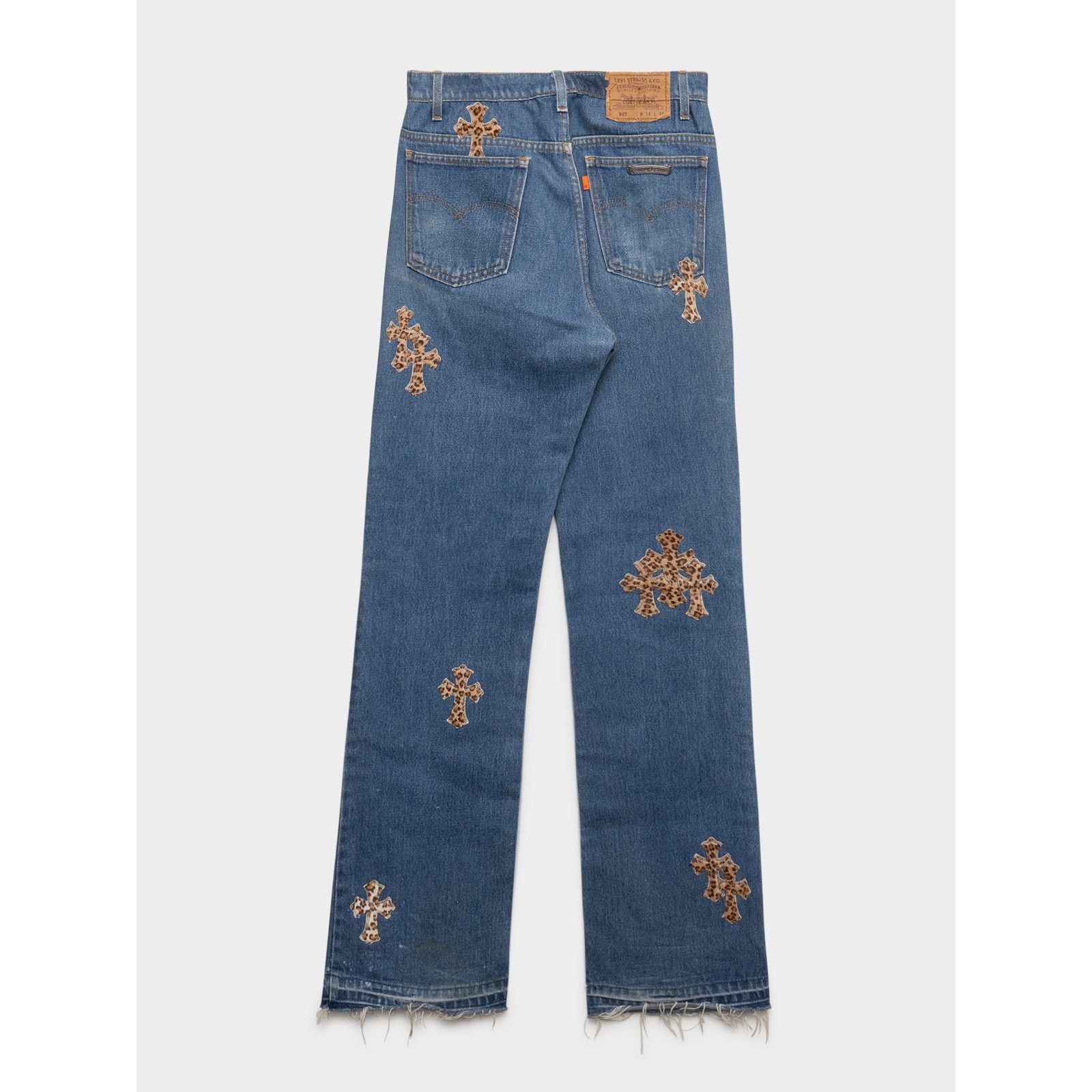 Chrome Hearts Cheetah Patched Levi’s Jeans Size US 33 - 3 Thumbnail