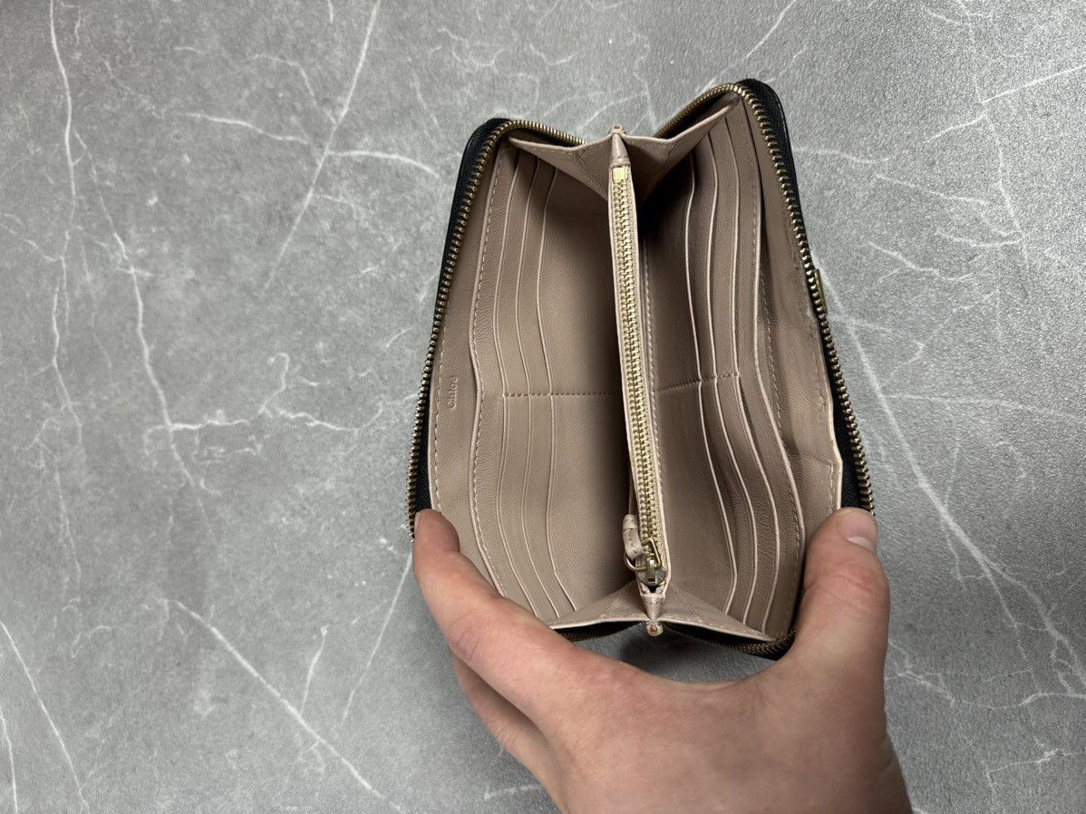 Chloe CHLOÉ Marcie Black Leather Continental Zip-Around Wallet Size ONE SIZE - 3 Thumbnail