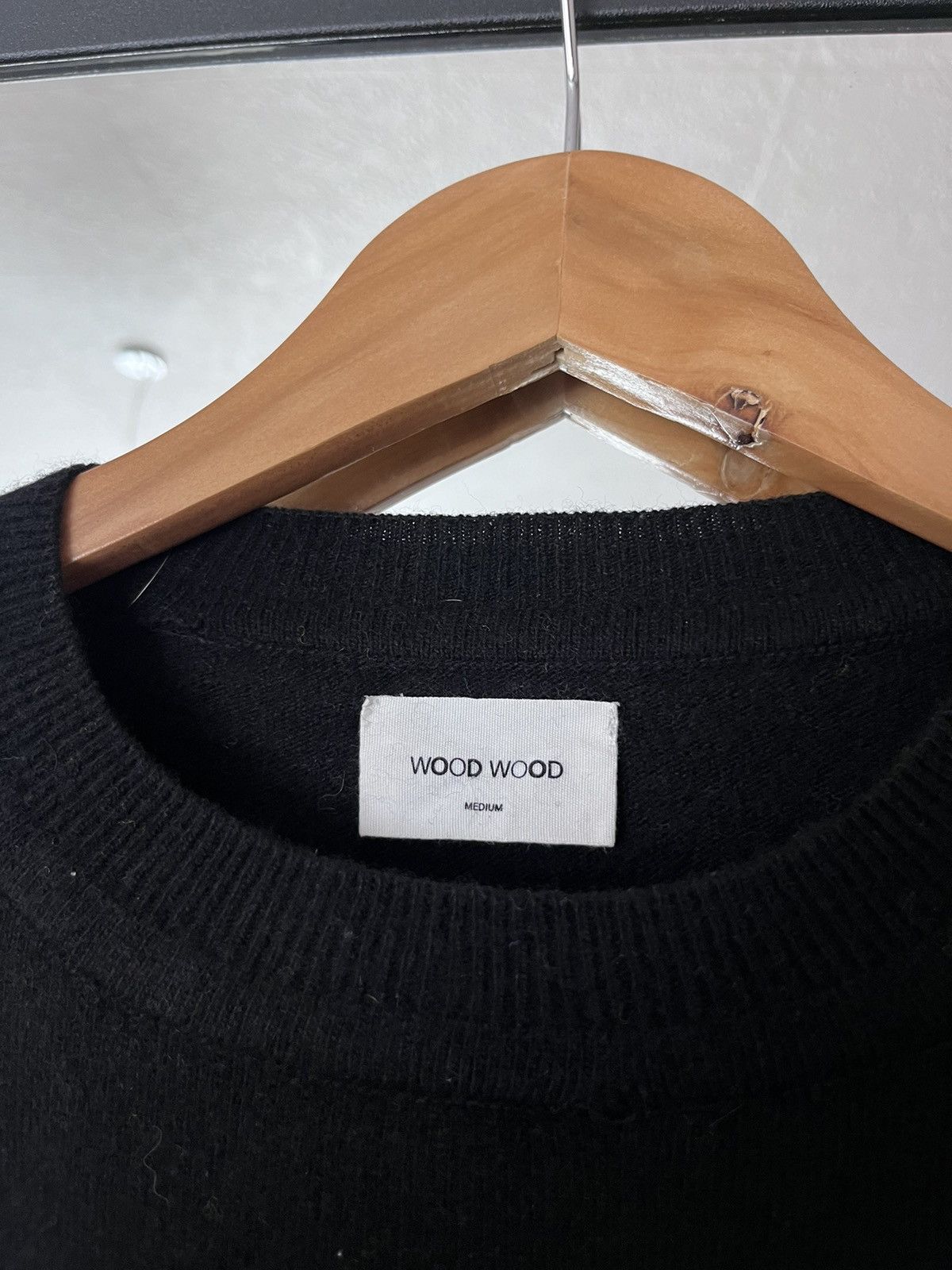 Wood Wood Rare Wood Wood Square AW 153 logo wool/cashmere sweater Size US M / EU 48-50 / 2 - 4 Thumbnail