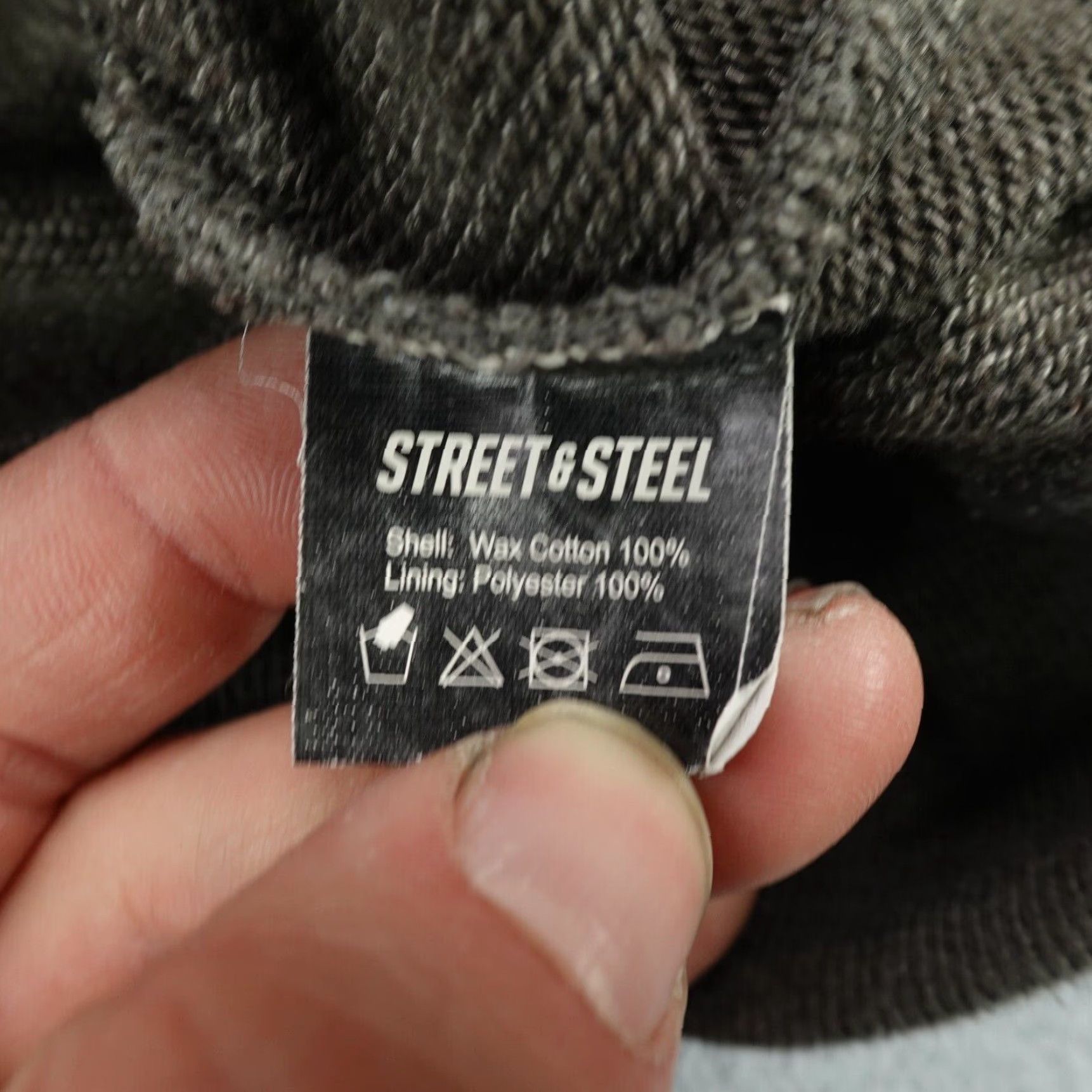 Vintage Street & Steel Hoodie Womens 2XL Gray Full Zip Up Sweatshirt Jacket Biker Size XXL / US 16-18 / IT 52-54 - 6 Thumbnail