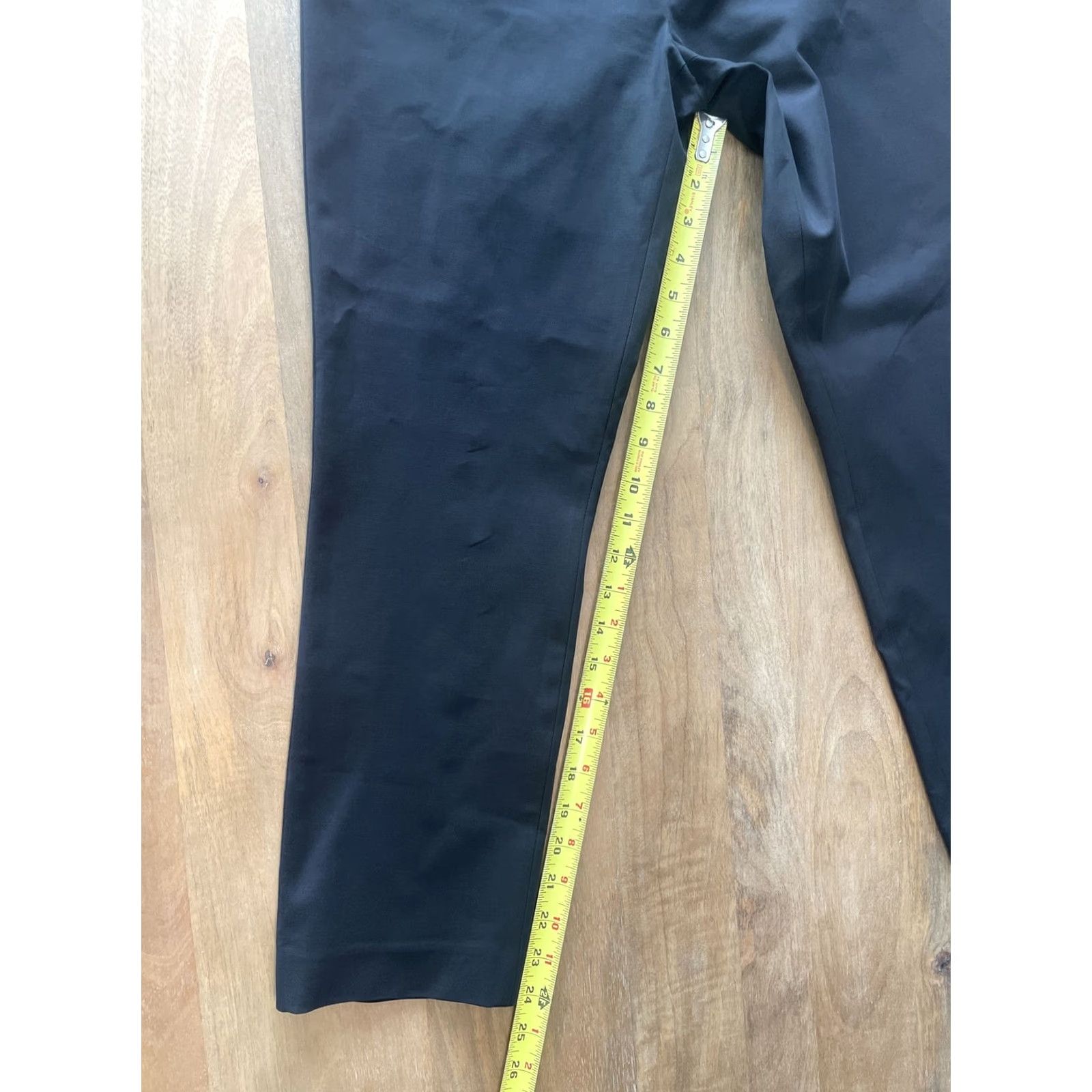 Theory VINTAGE Theory Black Hi Rise Zip Ankle Skinny Leg Dress Pants Size 6 USA Women Regular Pants 24in Inseam Size 28" / US 6 / IT 42 - 7 Thumbnail