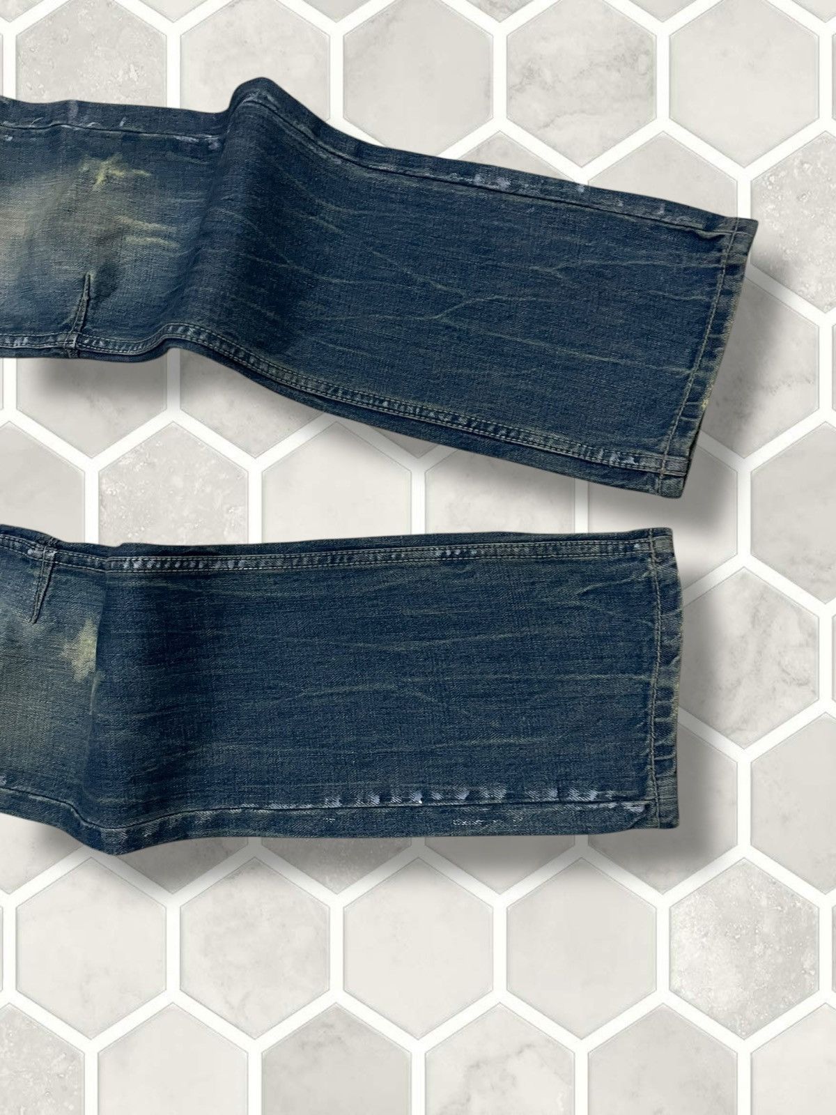 Hysteric Glamour Vintage Authentic Designer Bullet Noise Patchwork Denim Size US 30 / EU 46 - 5 Thumbnail