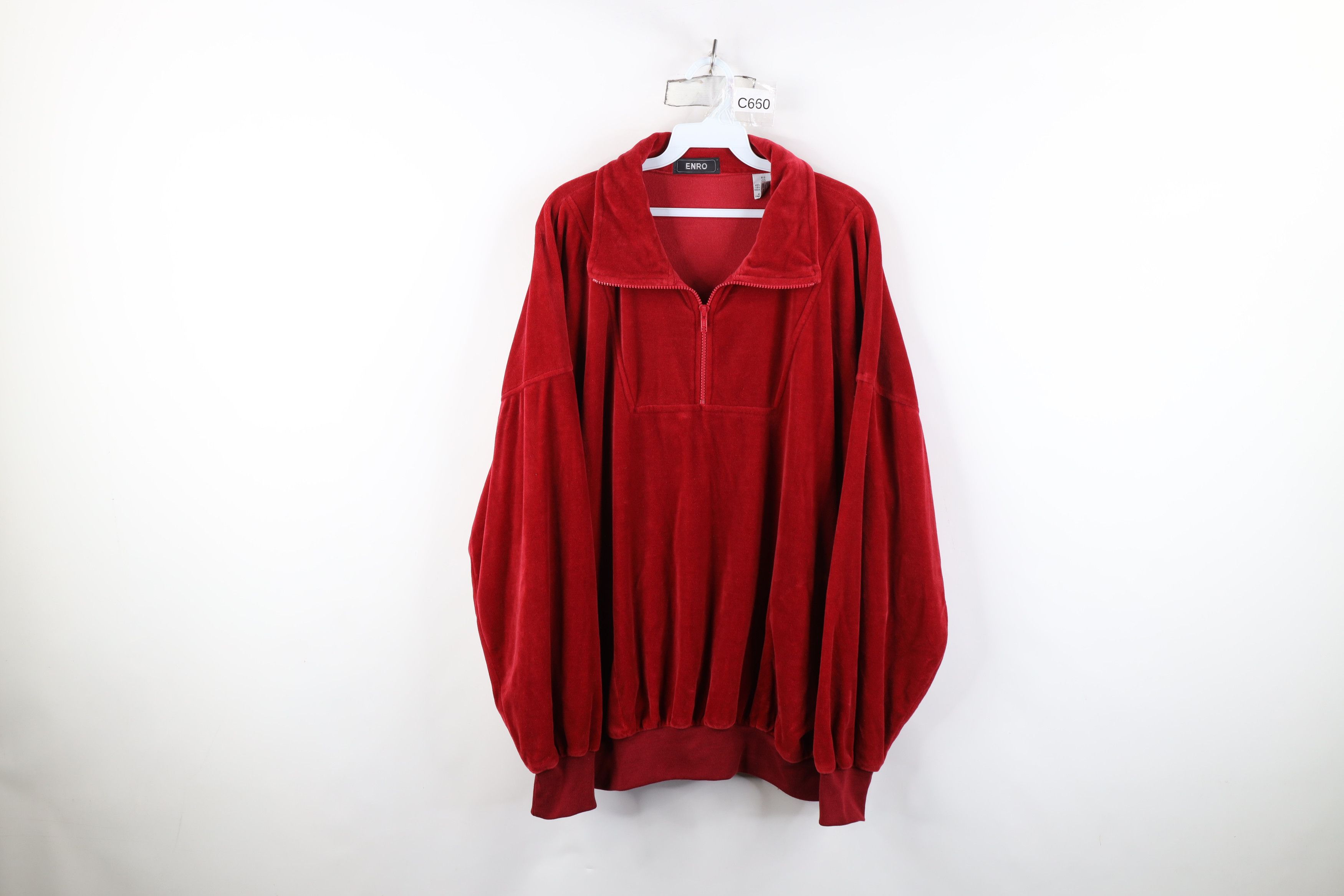Vintage Vintage 70s Streetwear Collared Half Zip Pullover Sweater Size US XXL / EU 58 / 5 - 1 Thumbnail