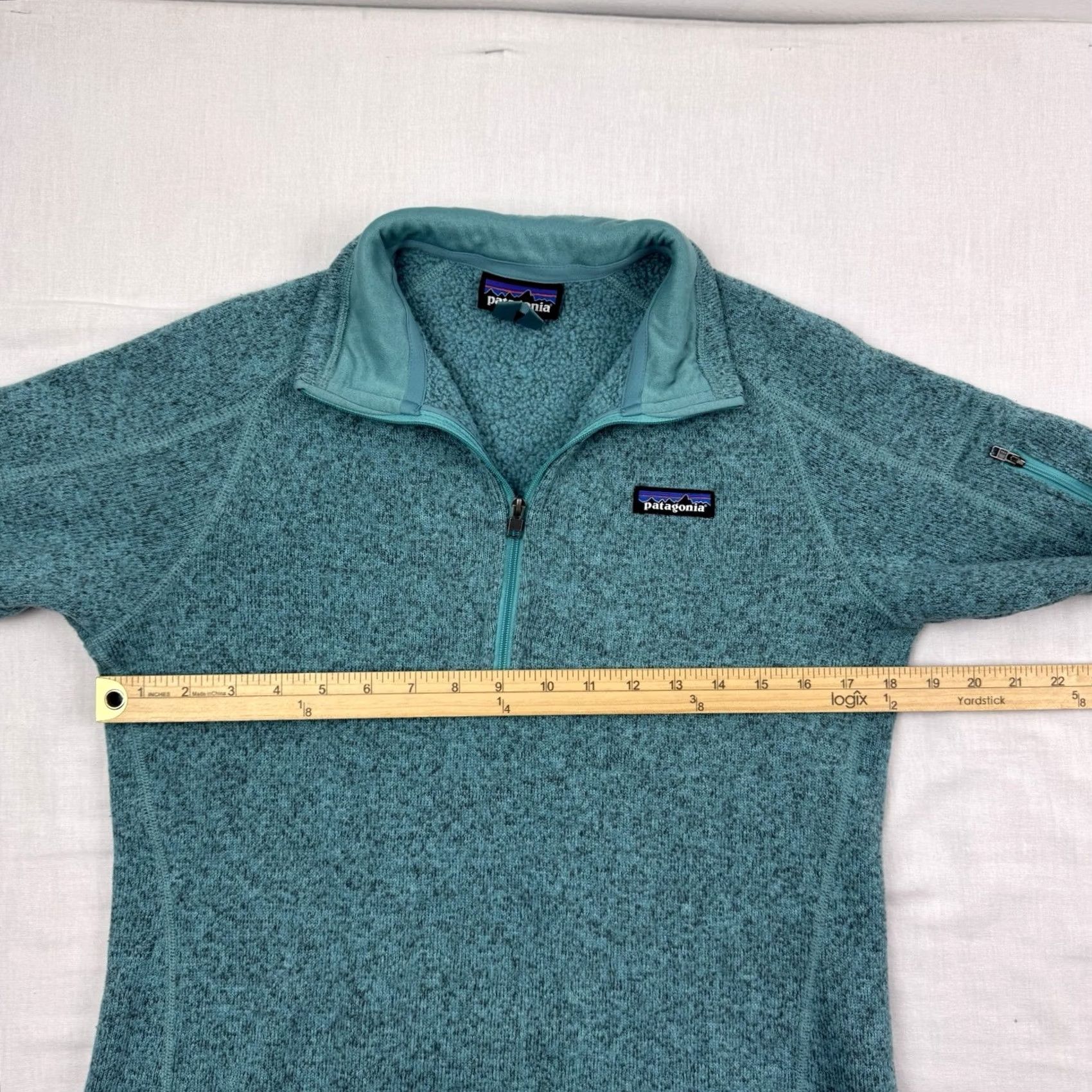 Patagonia Patagonia Better Sweater Womens M Teal Short Zip Collared Fall 2016 Jacket Outdoor Nature Classic Mens Girls Womens Size M / US 6-8 / IT 42-44 - 7 Thumbnail