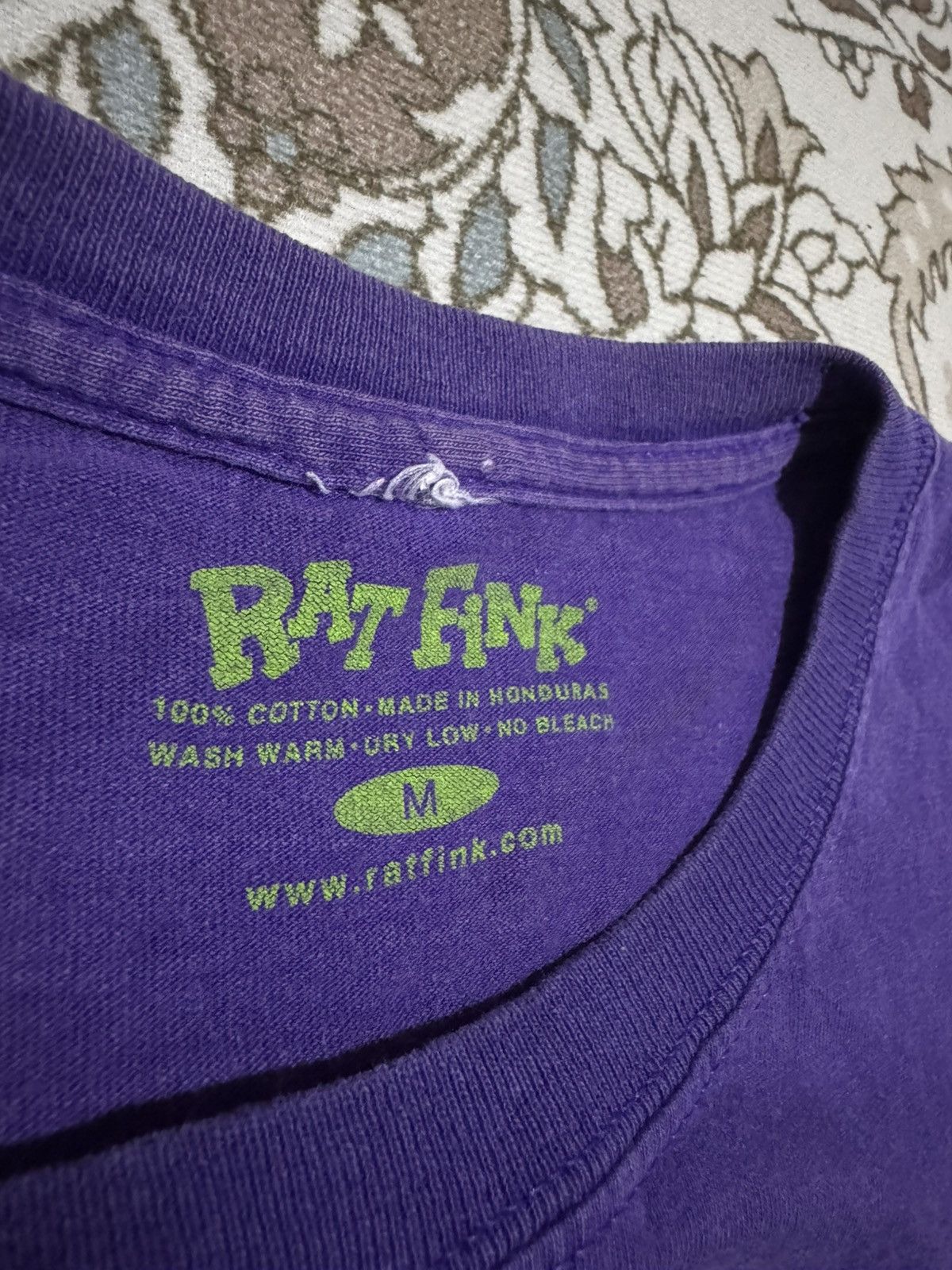 Band Tees × Vintage Vtg Y2K Rat Fink Big Printed Iconic Logo Spell Out Shirt Size US M / EU 48-50 / 2 - 6 Thumbnail