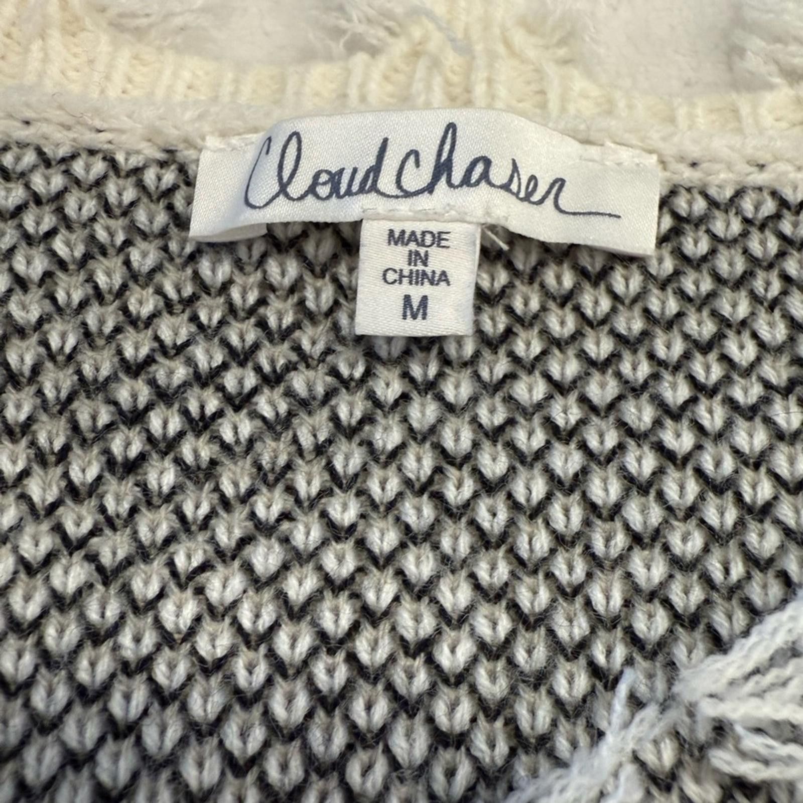 Other Cloud Chaser leopard print sweater cream fringe hem SZ M Size M / US 6-8 / IT 42-44 - 3 Thumbnail