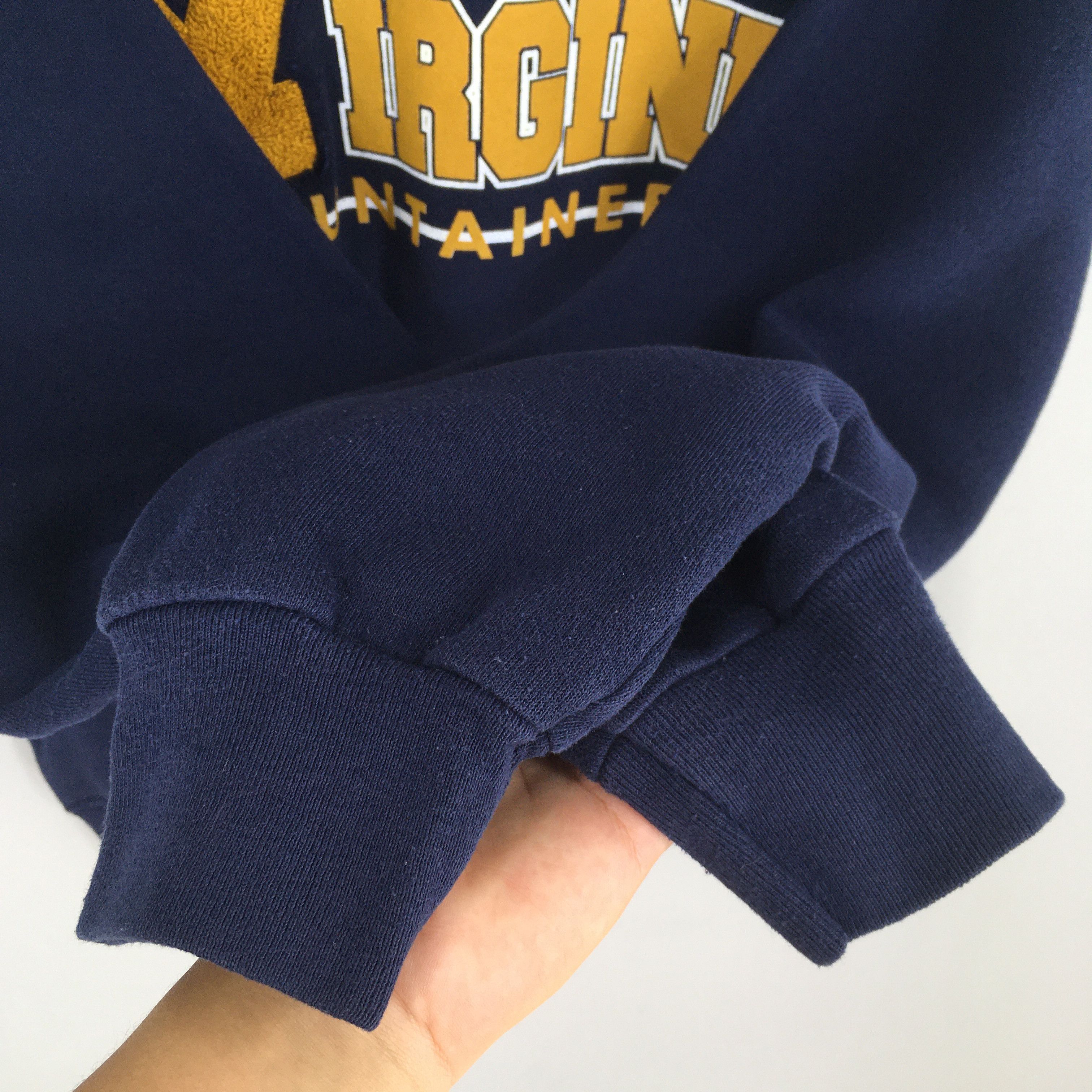 NCAA × Vintage West Virginia Mountaineers Football Ncaa Sweatshirt XLarge Size US XL / EU 56 / 4 - 4 Thumbnail