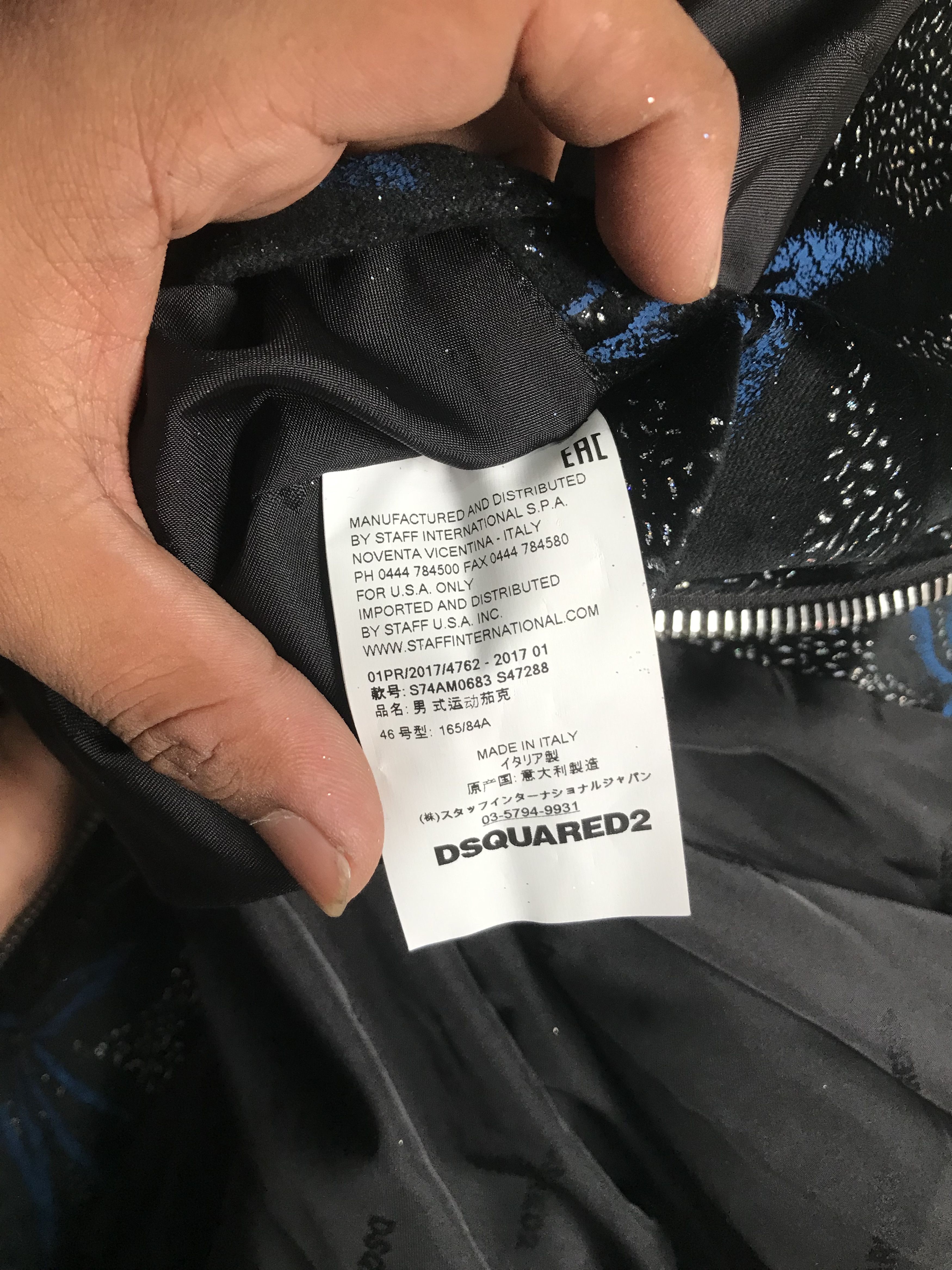 Dsquared2 Need Gone! Dsquared2 Floral Pattern Glitter Bomber Jacket Size US M / EU 48-50 / 2 - 15 Thumbnail