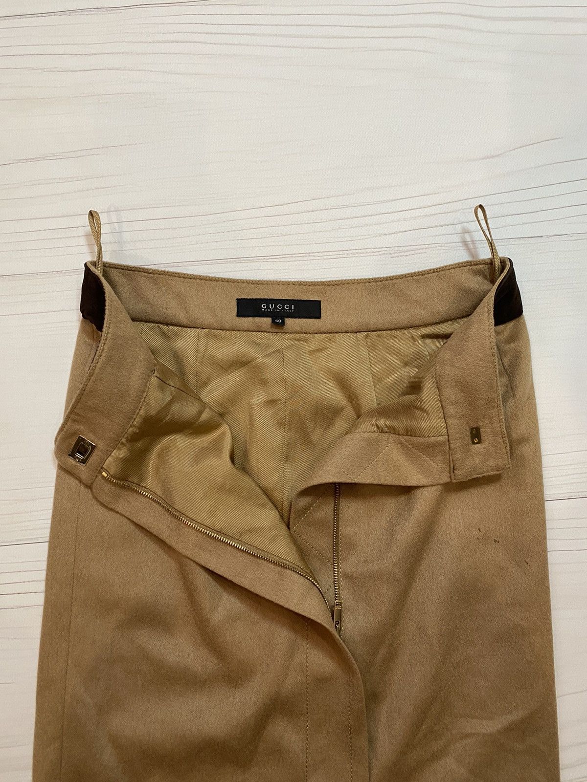 Gucci Gucci 2011 leather strap skirt Size 27" / US 4 / IT 40 - 10 Thumbnail
