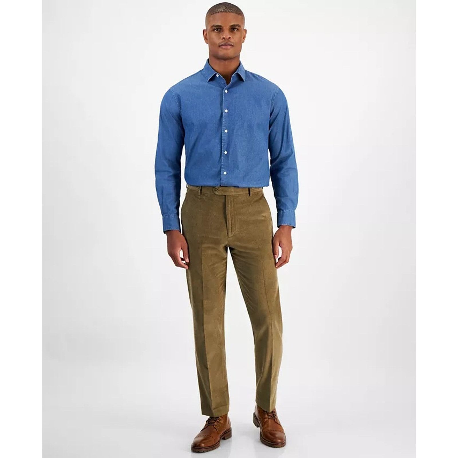 Tommy Hilfiger Tommy Hilfiger Men's Cotton Modern-Fit Pants Size 40x32 Size US 40 / EU 56 - 4 Thumbnail
