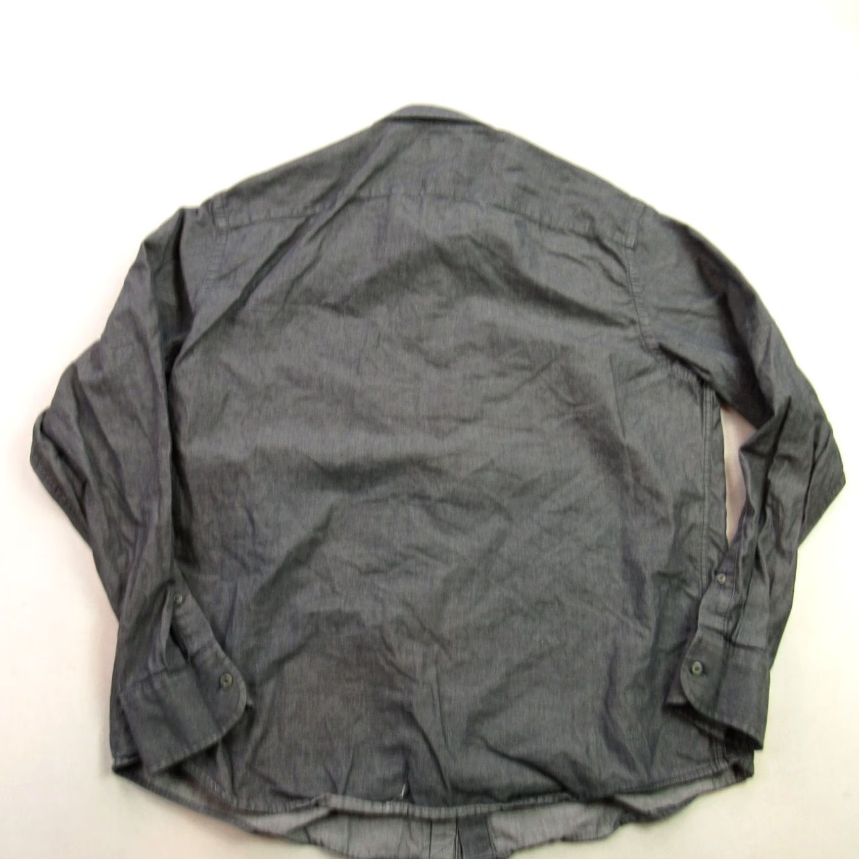 UNTUCKit UNTUCKit Mens XL Long Sleeve Button Front Casual Lightweight Gray Shirt Size US XL / EU 56 / 4 - 5 Thumbnail
