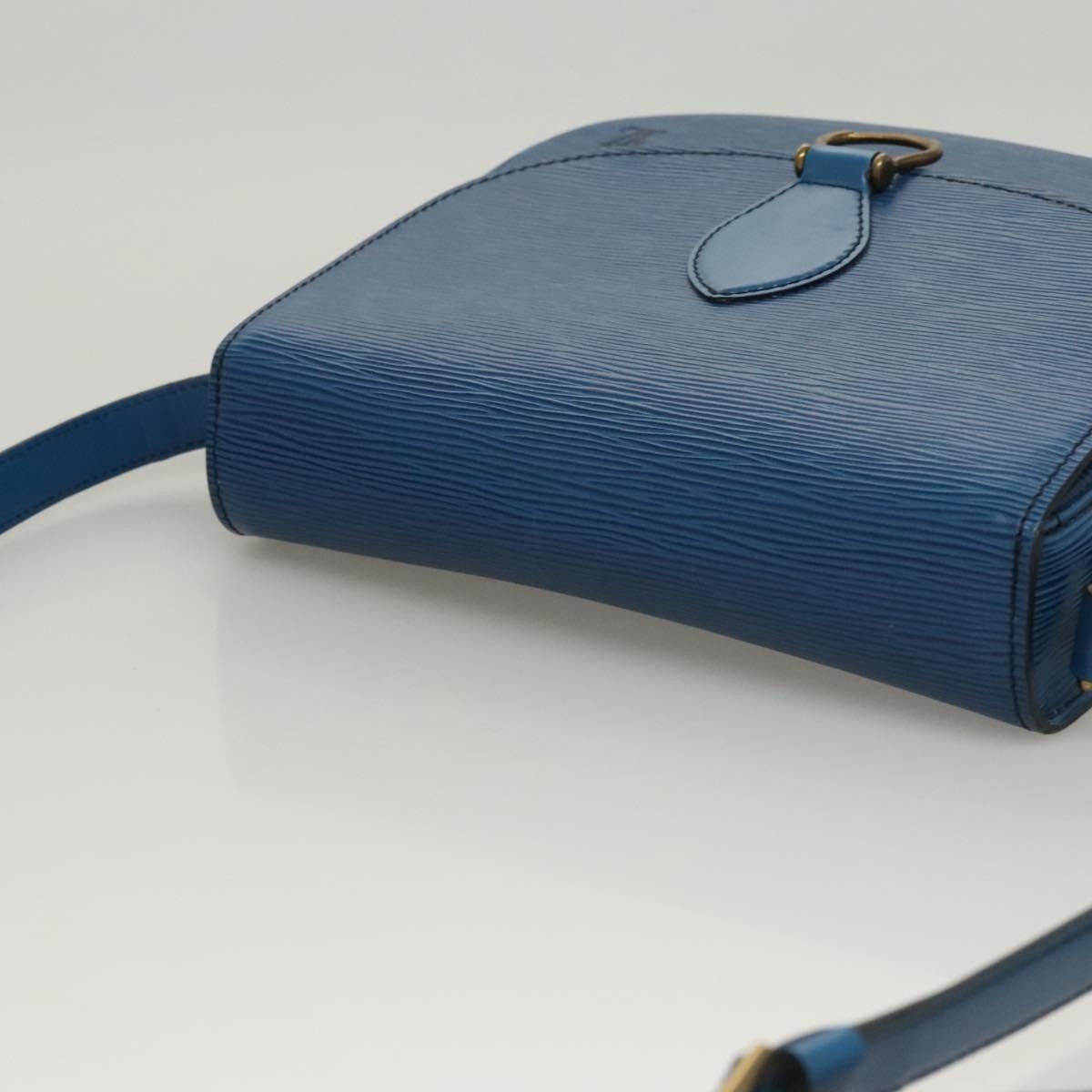Louis Vuitton LOUIS VUITTON Epi Saint Cloud GM Shoulder Bag Toledo Blue Size ONE SIZE - 6 Thumbnail