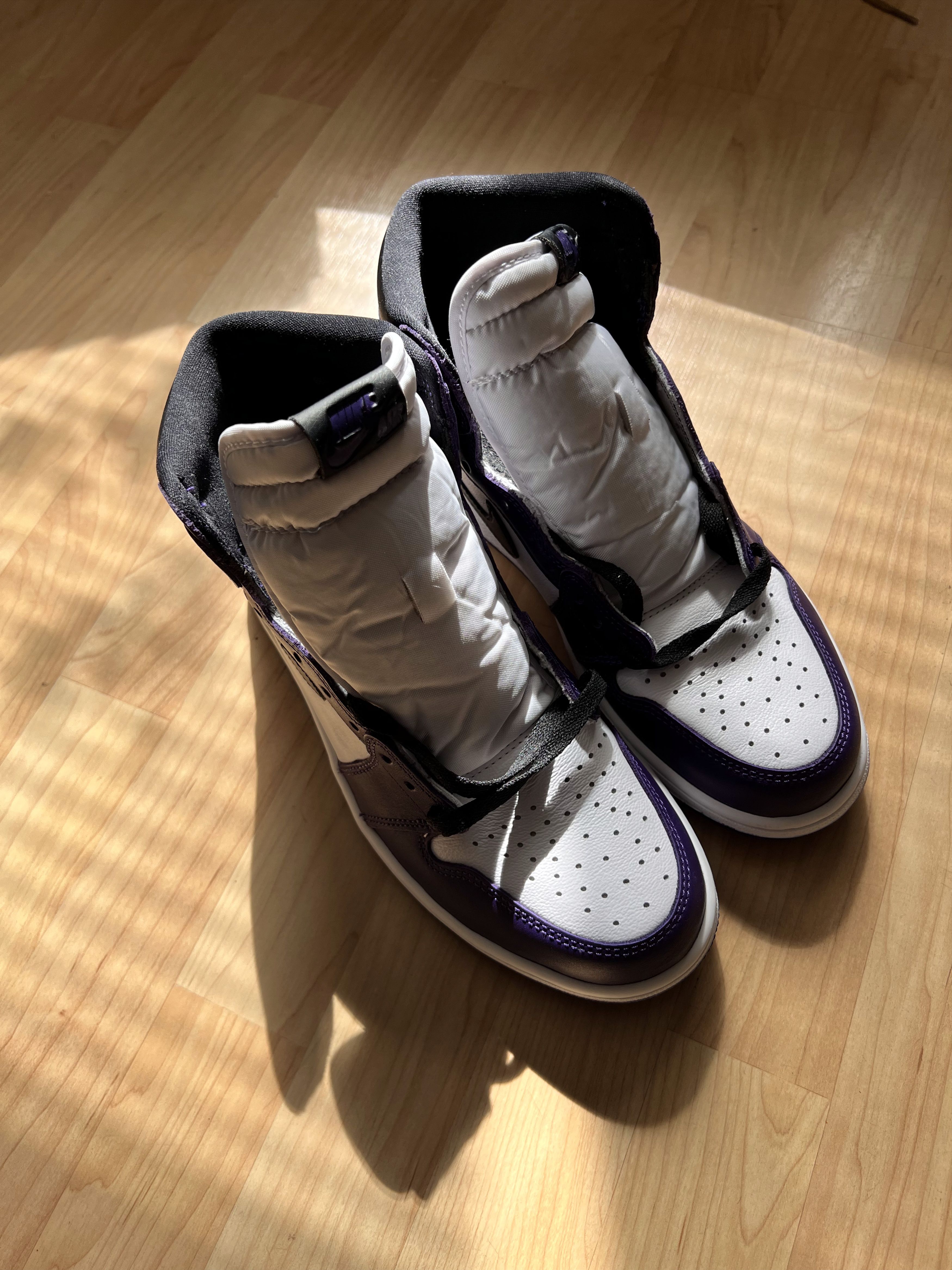 Jordan Brand Air Jordan 1 Court purple Size US 10 / EU 43 - 5 Thumbnail