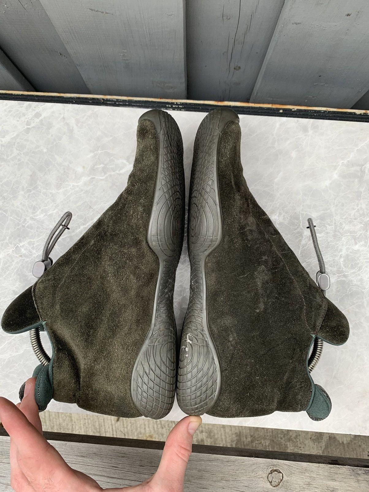 Prada × Vintage Vintage Prada Sport Boots F/W 1999 0773 Suede Hiking 2000s Size US 7.5 / IT 37.5 - 16 Thumbnail